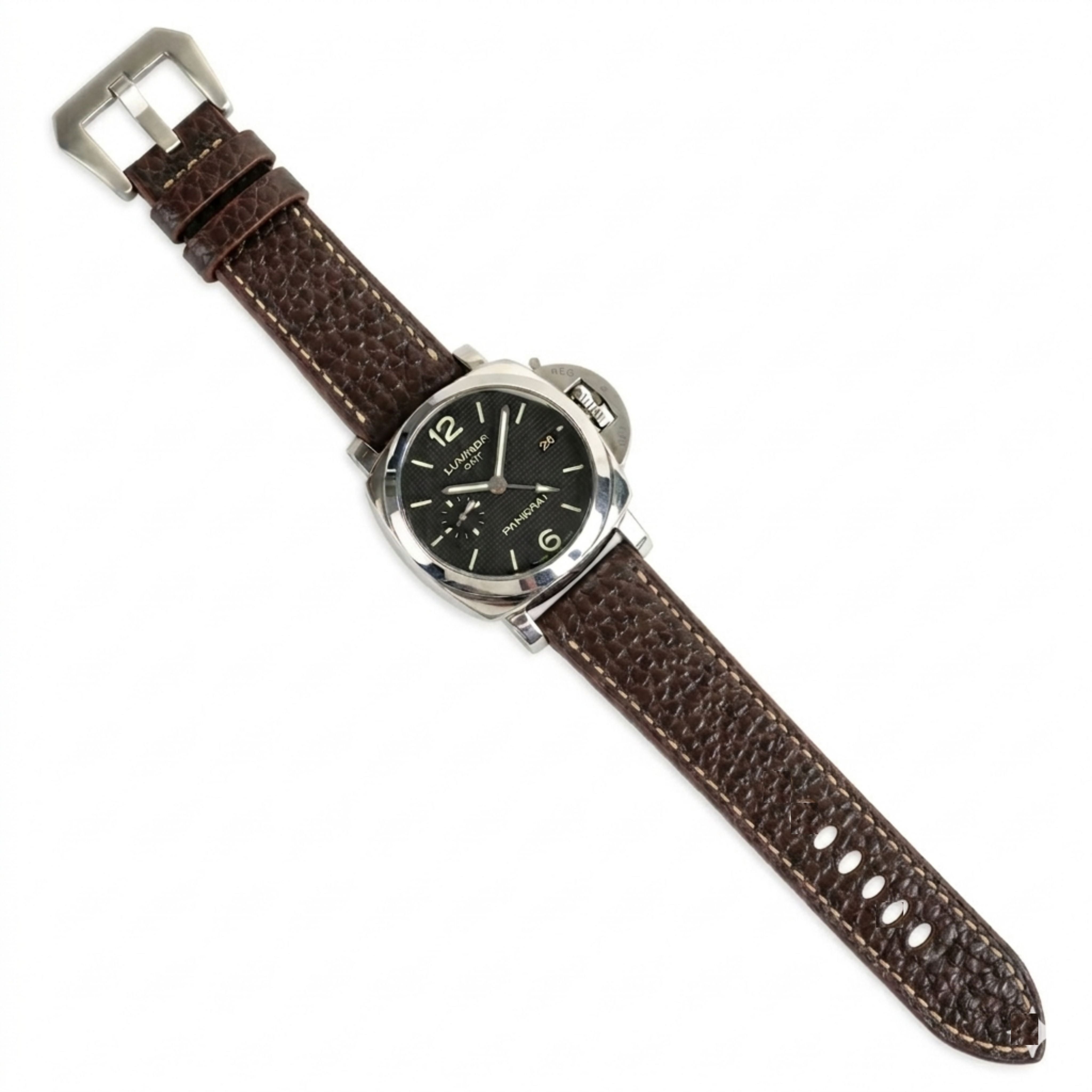 Florentine Series Suede Leather Strap / Brown