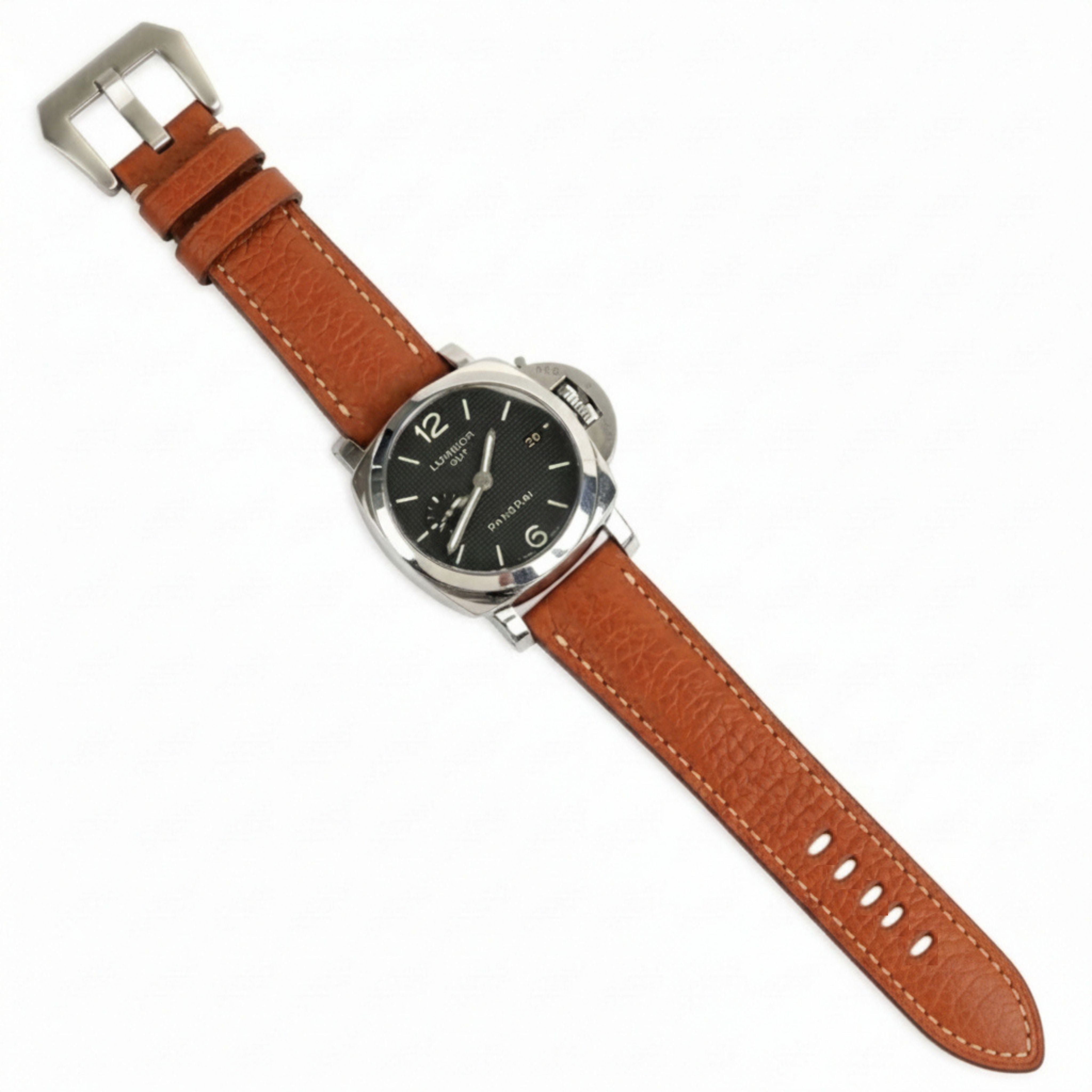 Florentine Series Suede Leather Strap / Tan