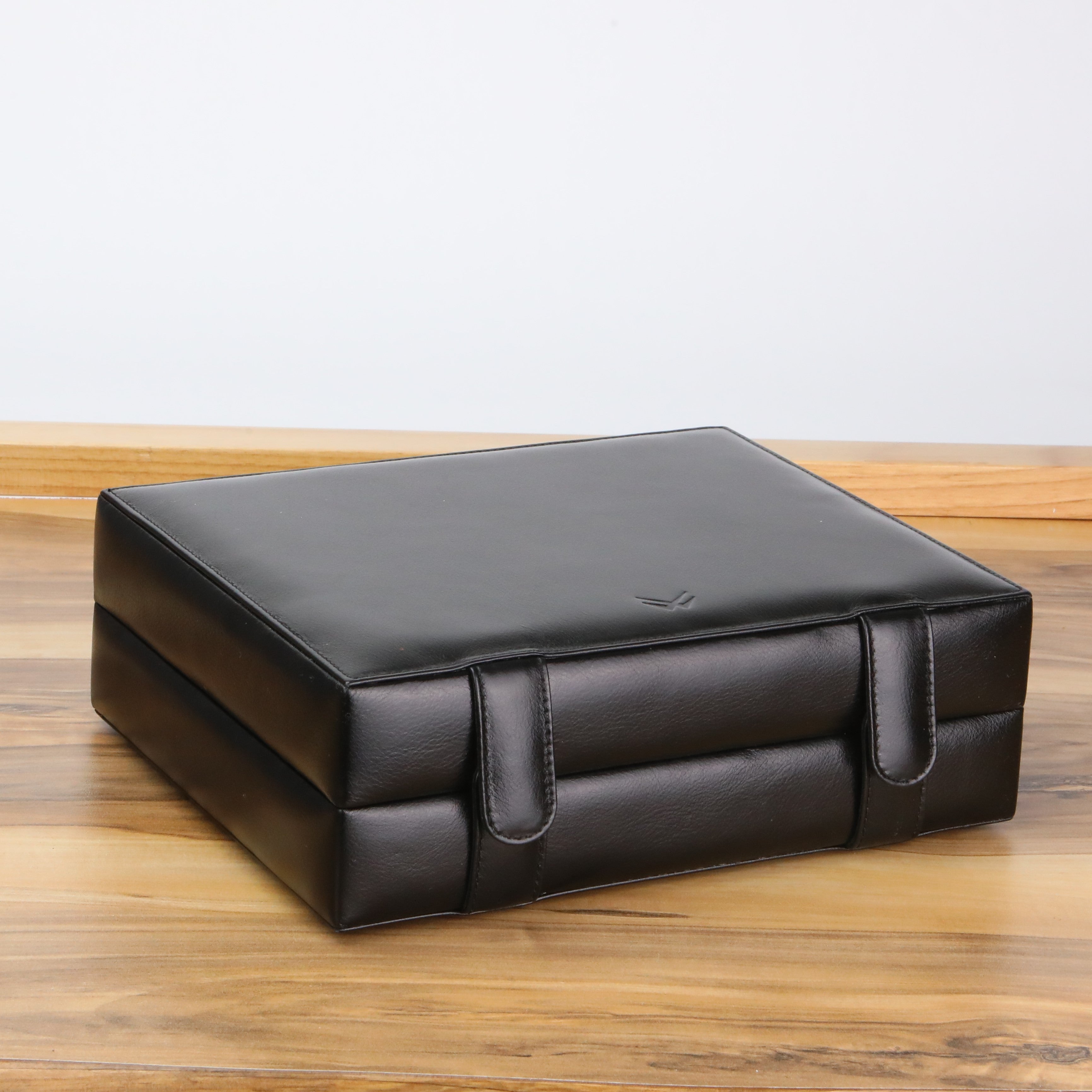 Leather Watch Box for 6  / Black
