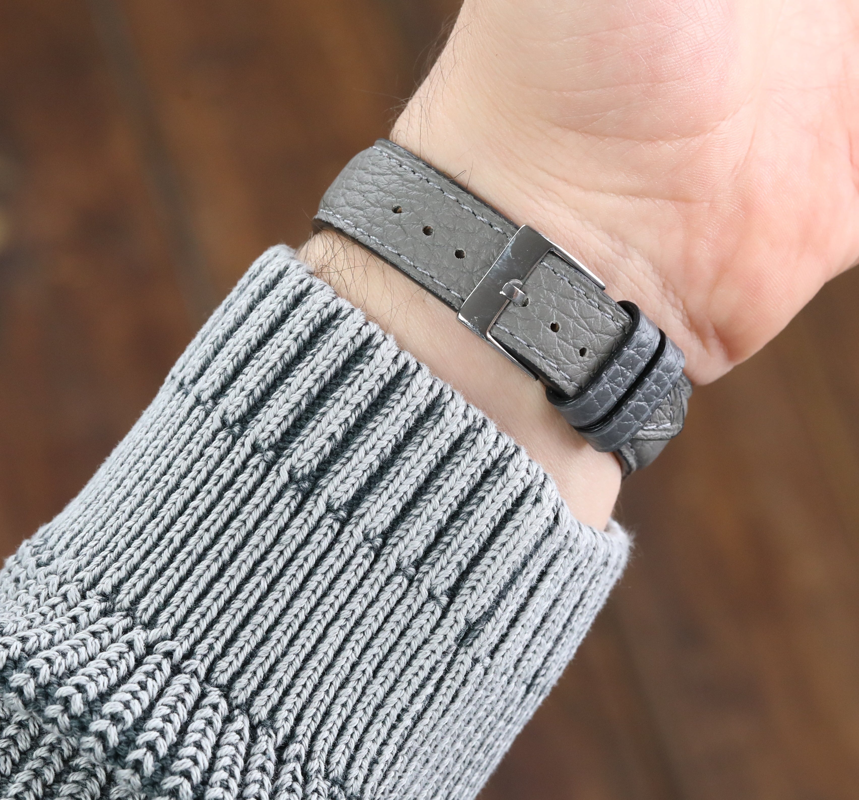 Apple Watch Compatible Leather Strap -
