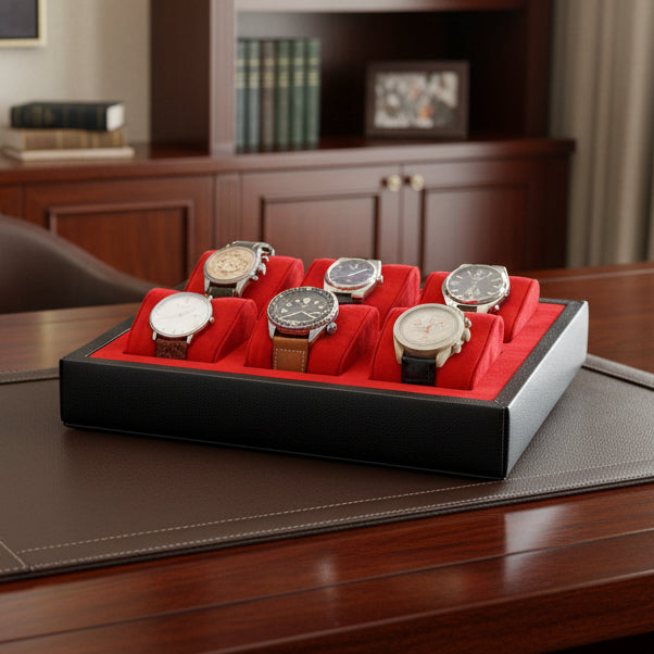 Tempa Watch Display Case for 6 / Black