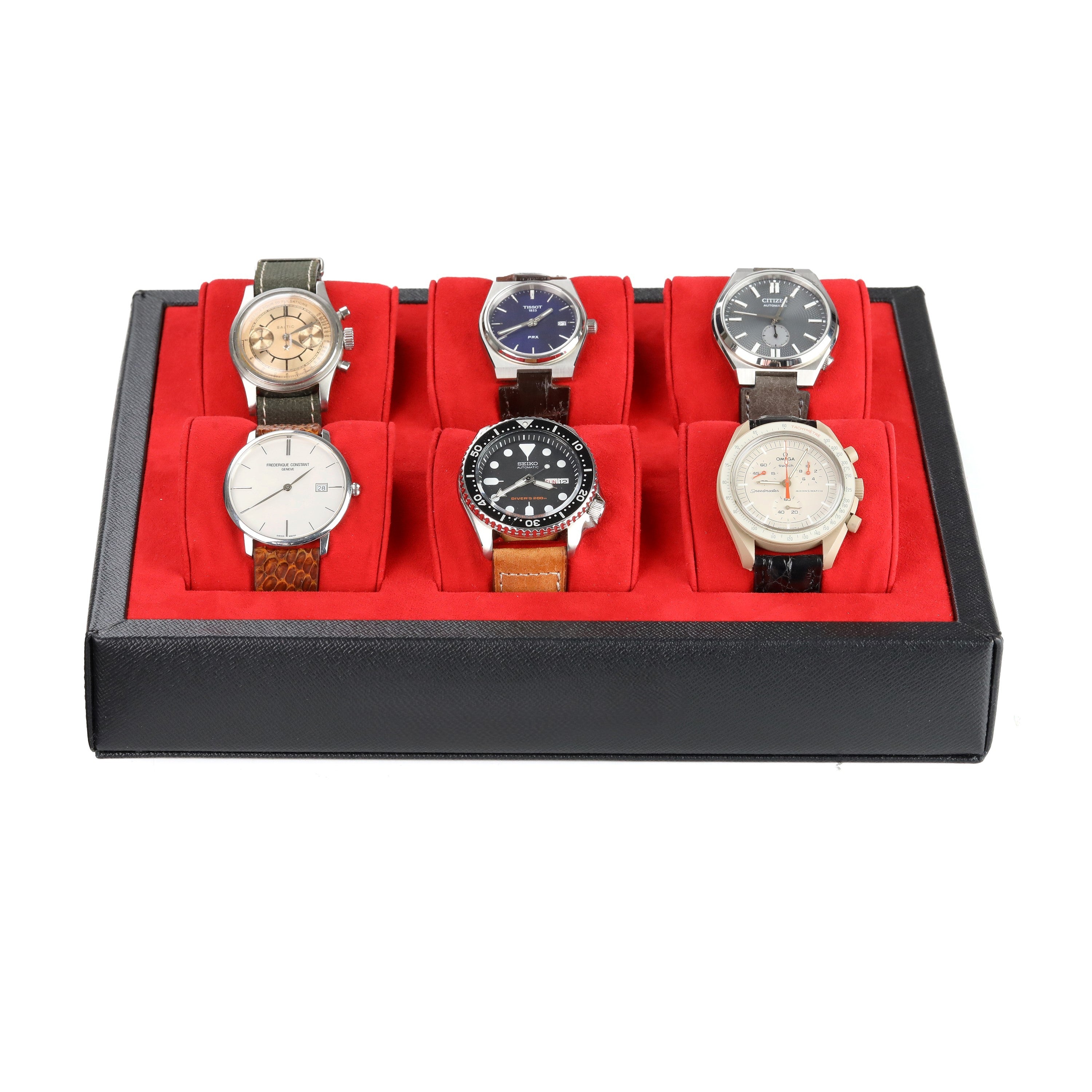 Tempa Watch Display Case for 6 / Black