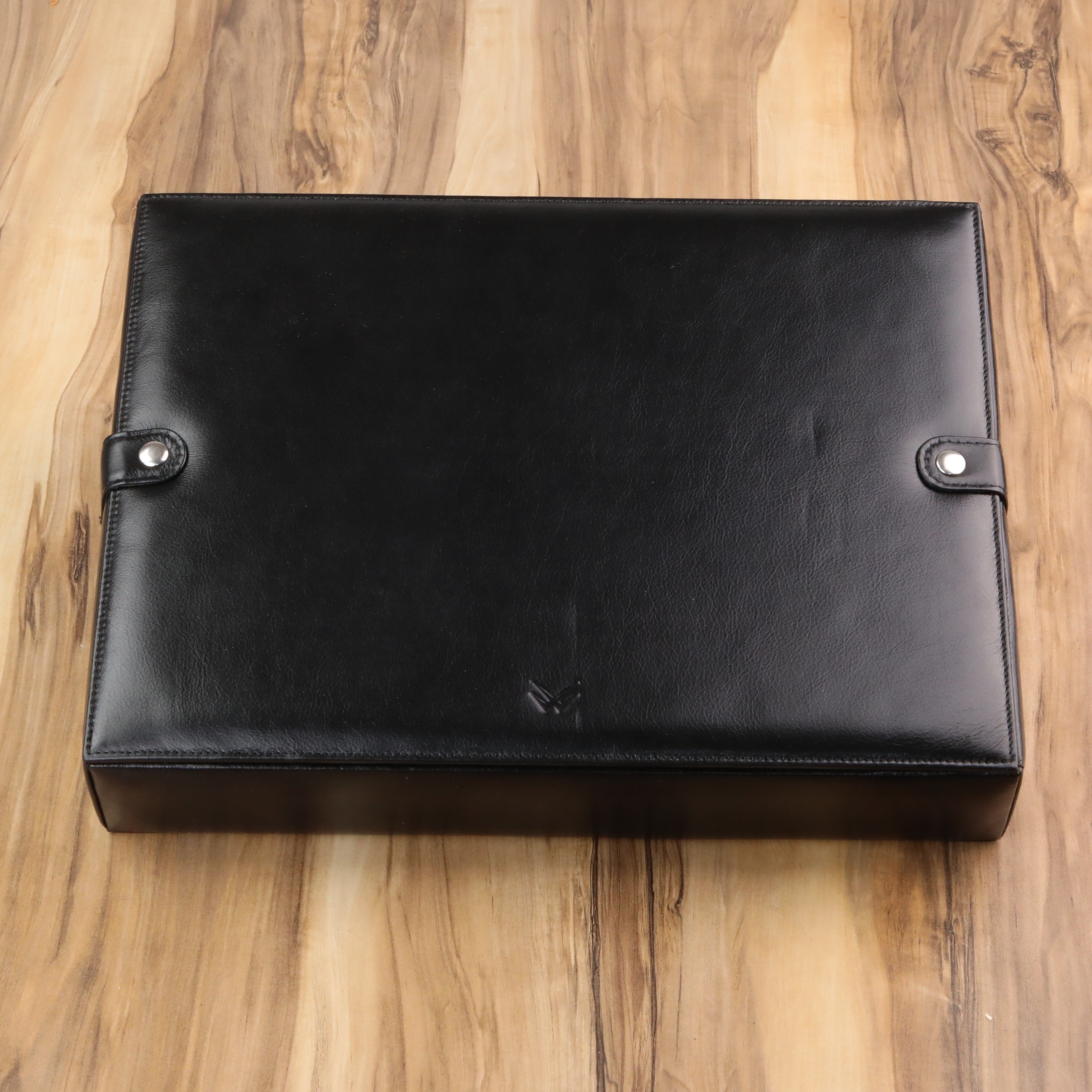 Leather Watch Box for 10  / Black