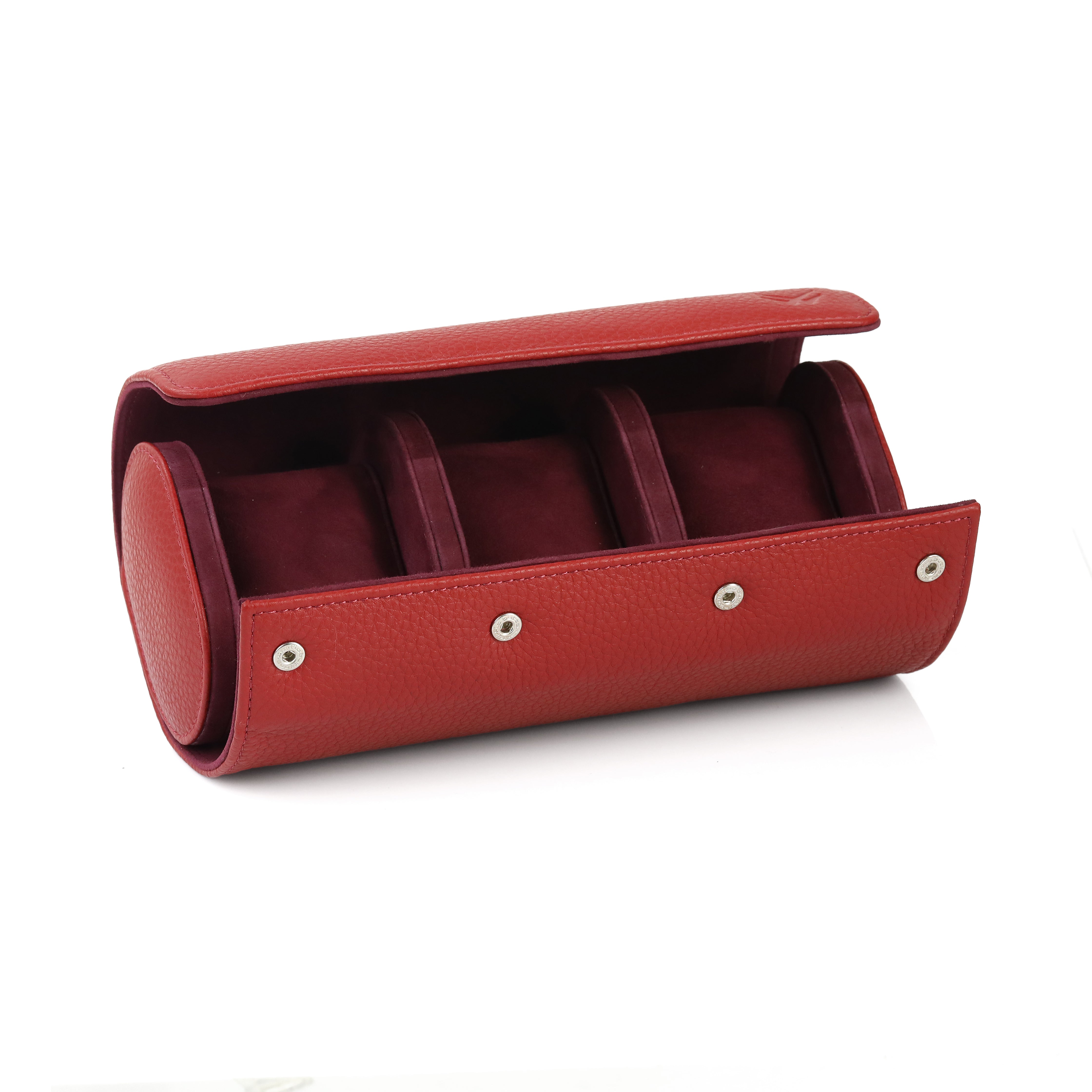Angora Watch Roll for 3 - Red