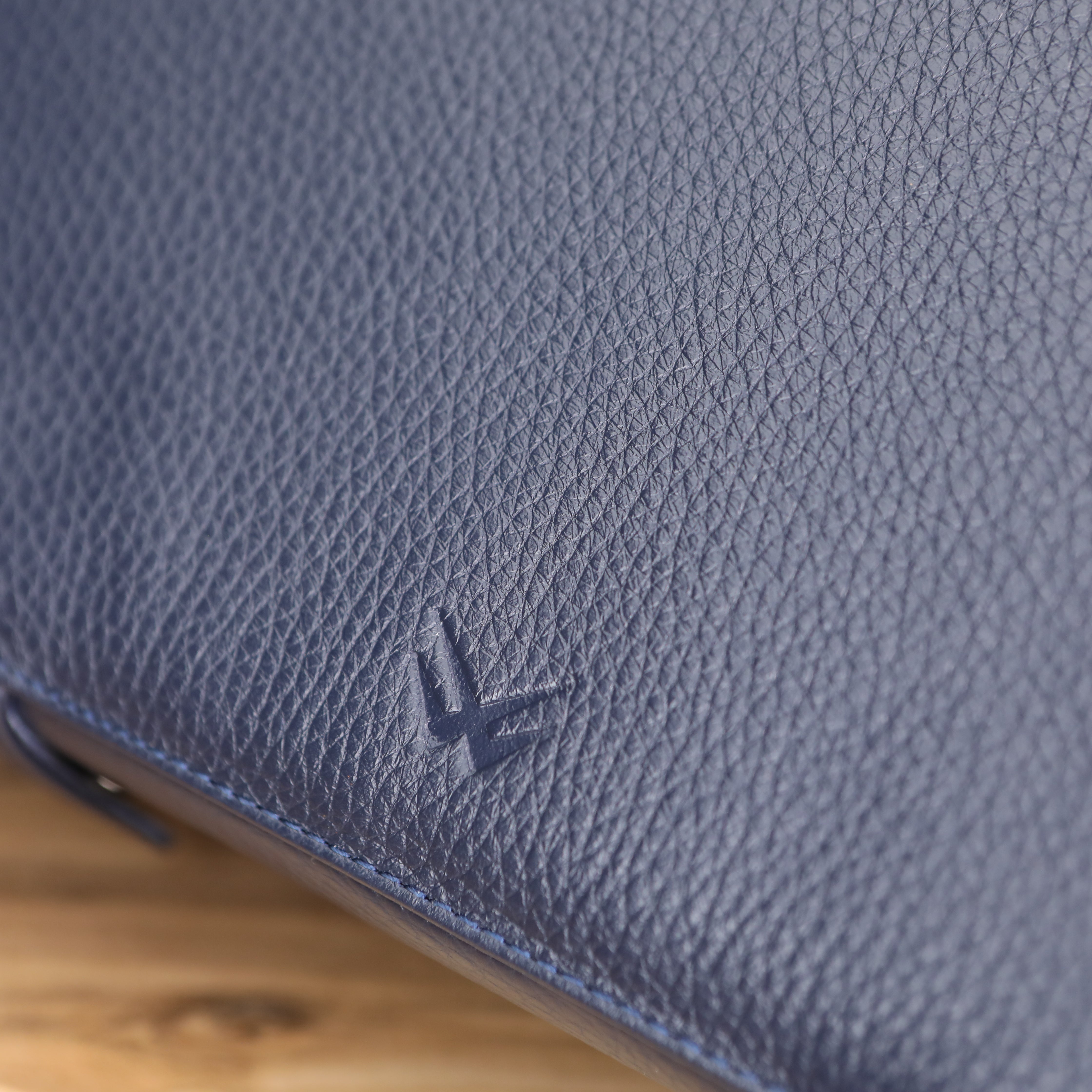 Leather Watch Box for 6 / D. Blue