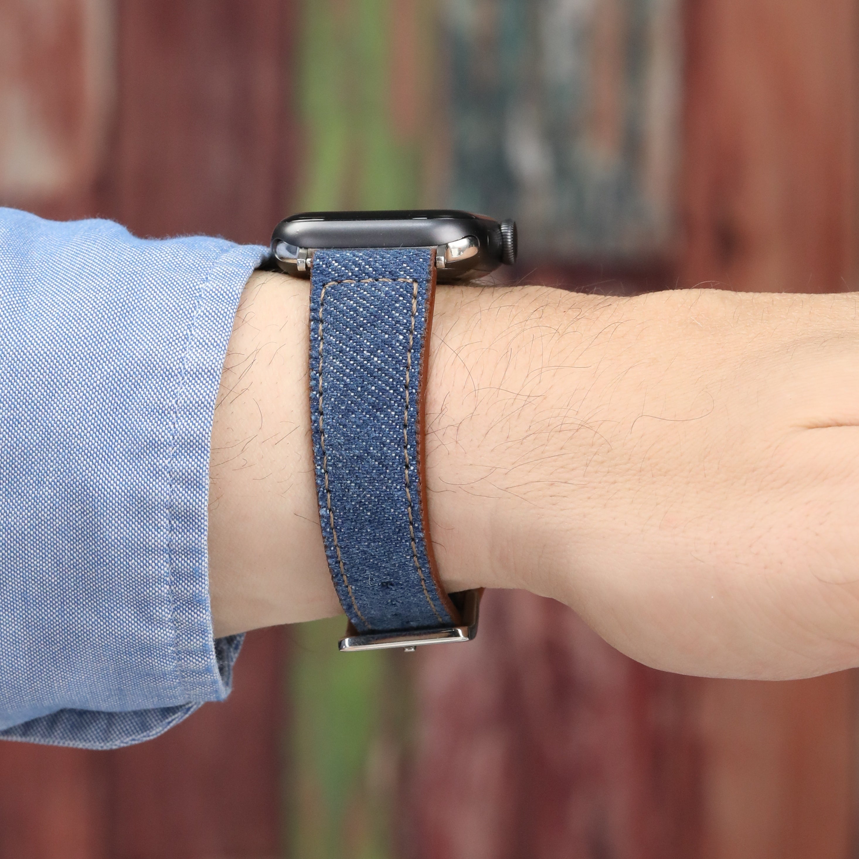 Apple Watch Compatible Denim Strap