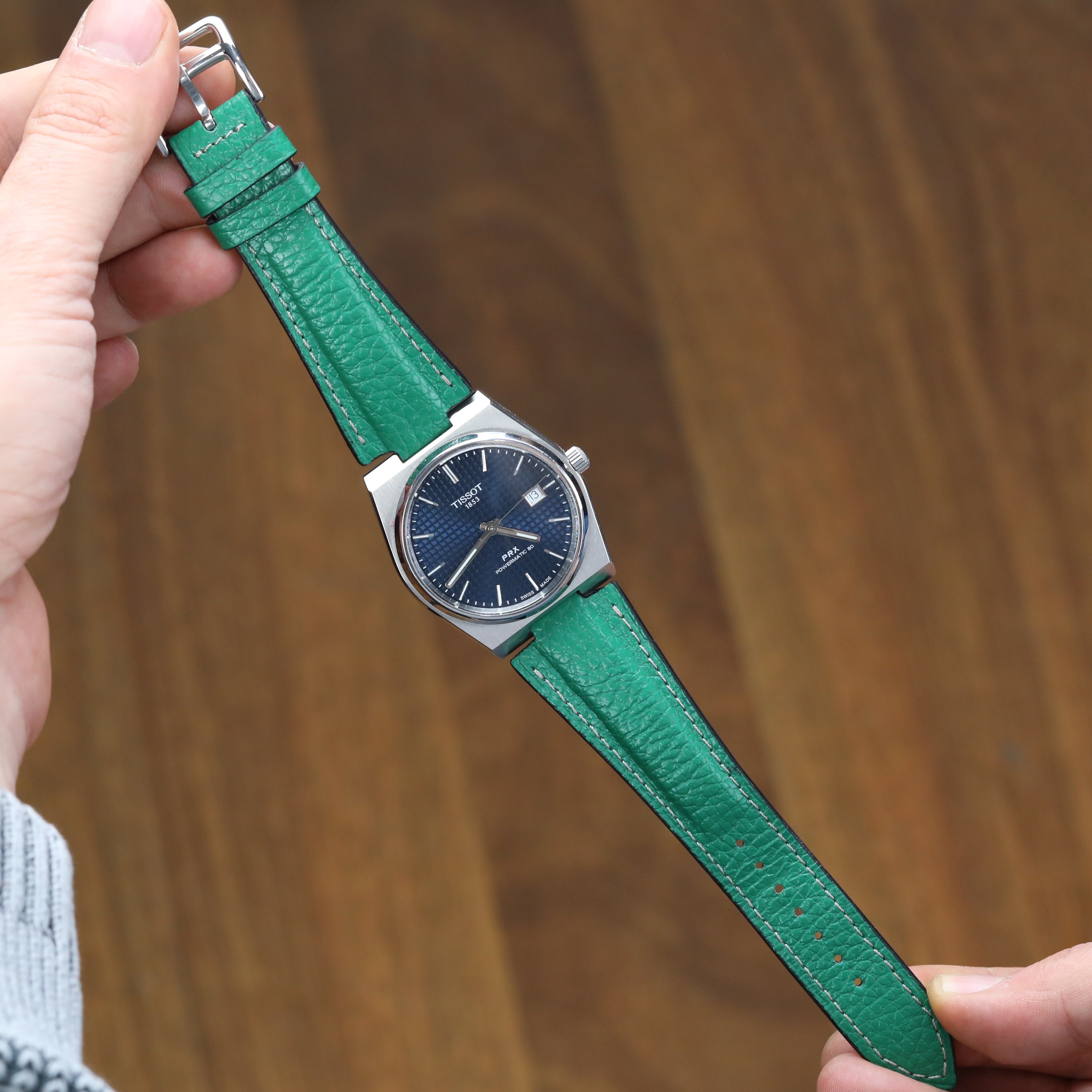 Prx Leather Strap - Green