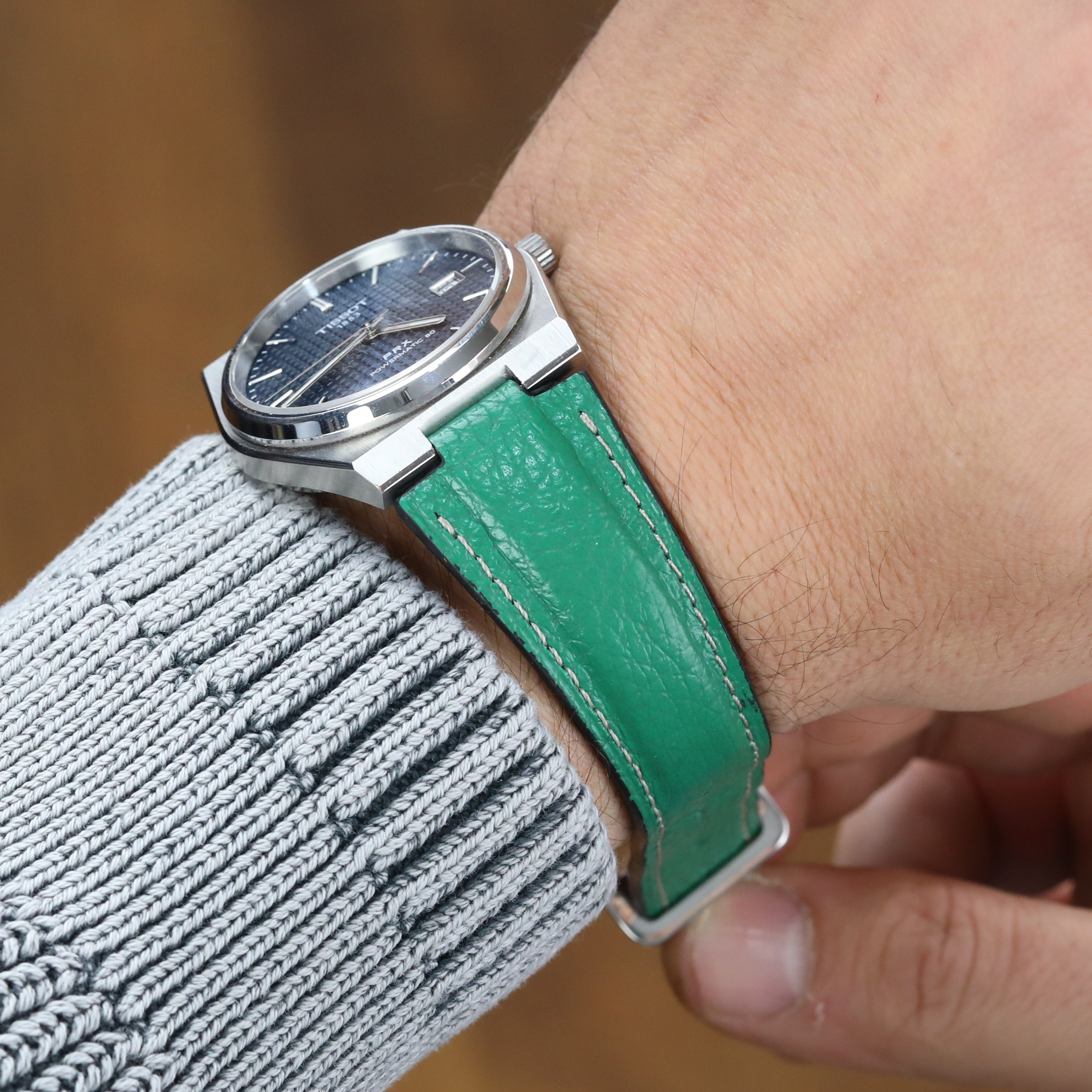 Prx Leather Strap - Green