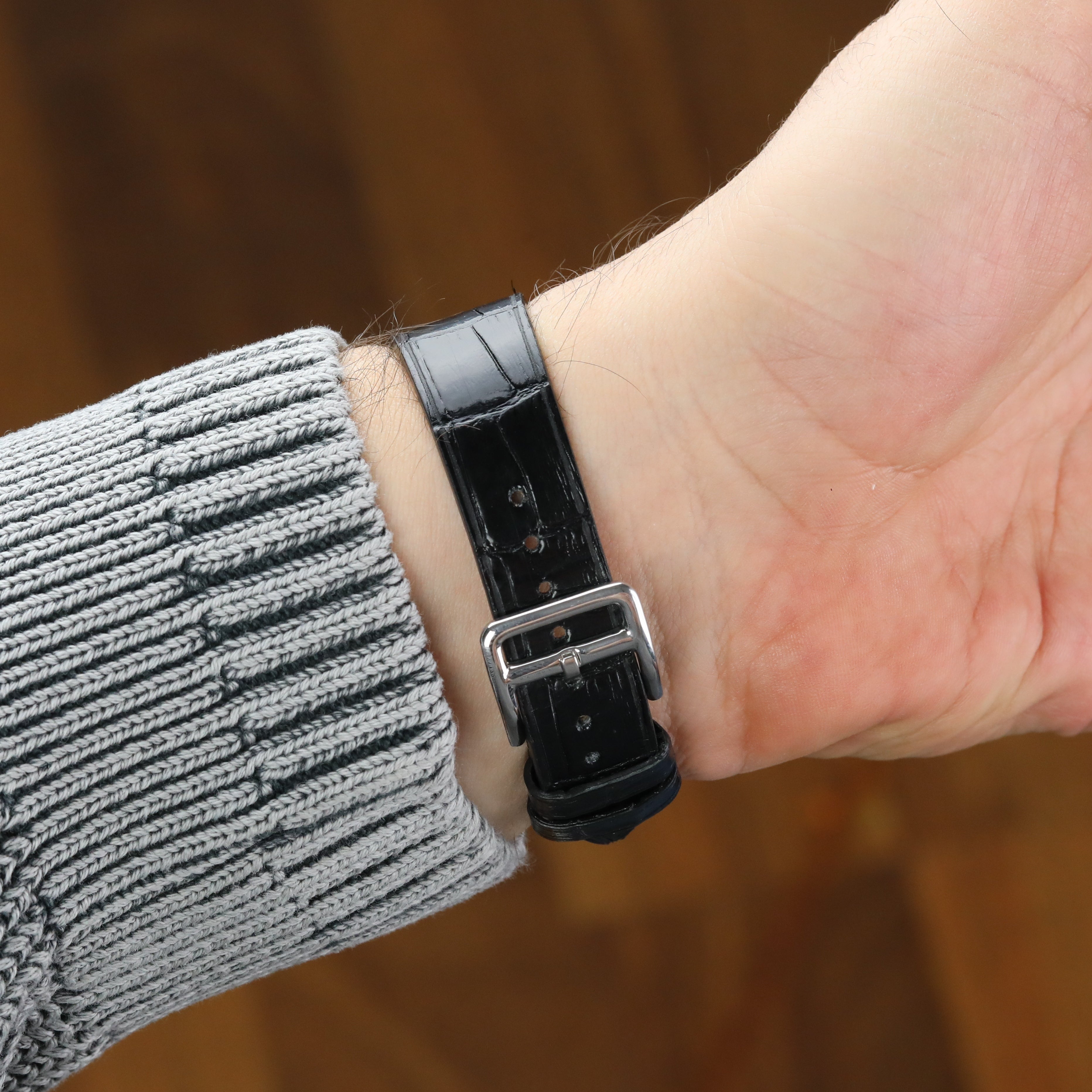 Apple Watch Compatible Leather Strap -
