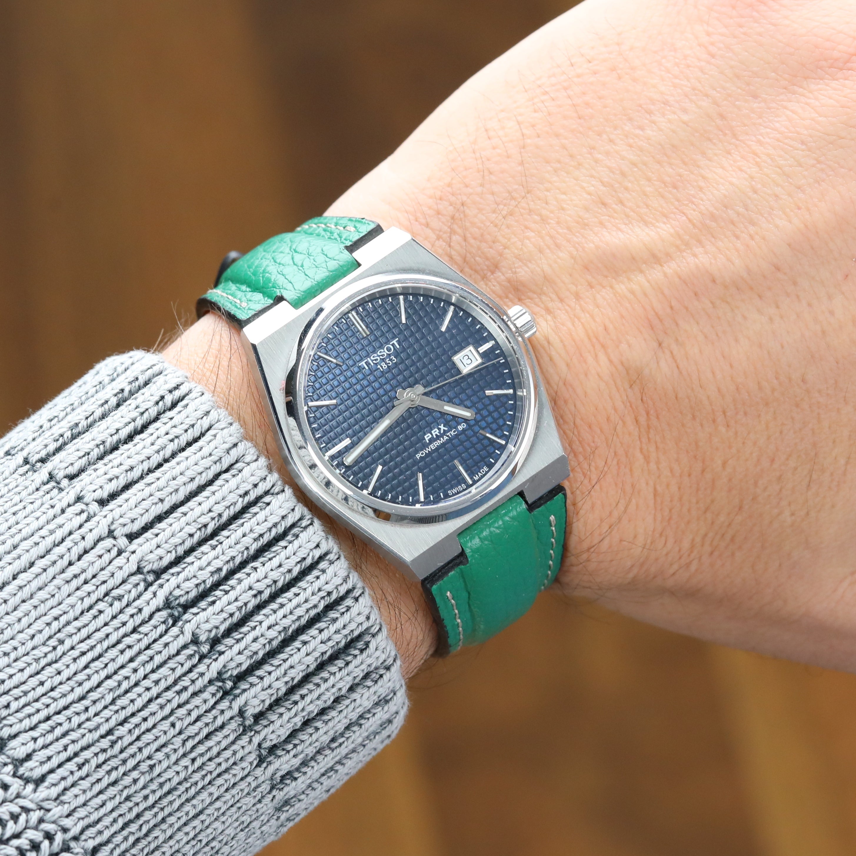 Prx Leather Strap - Green