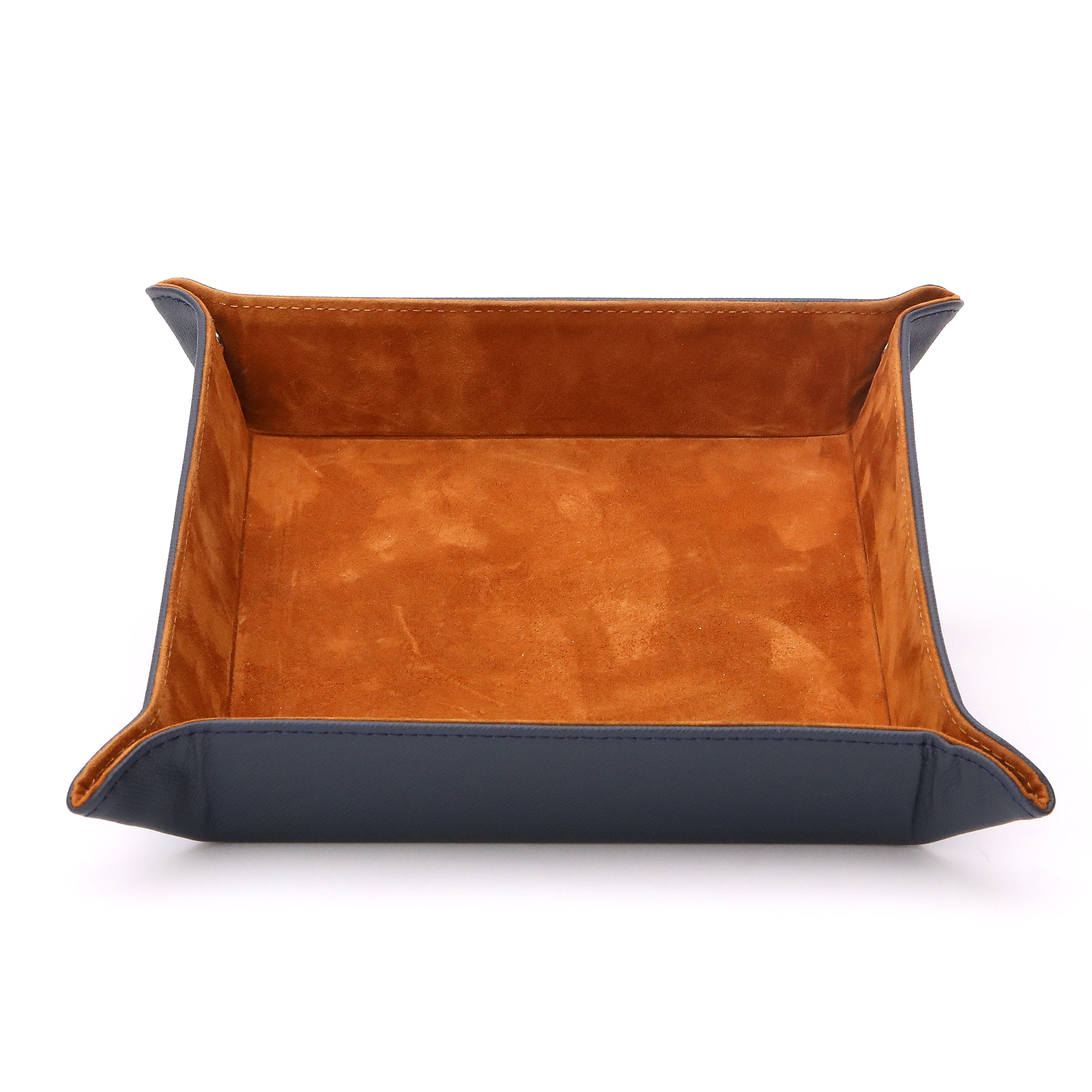 Octavia Leather Vallet Organizer - D. Blue