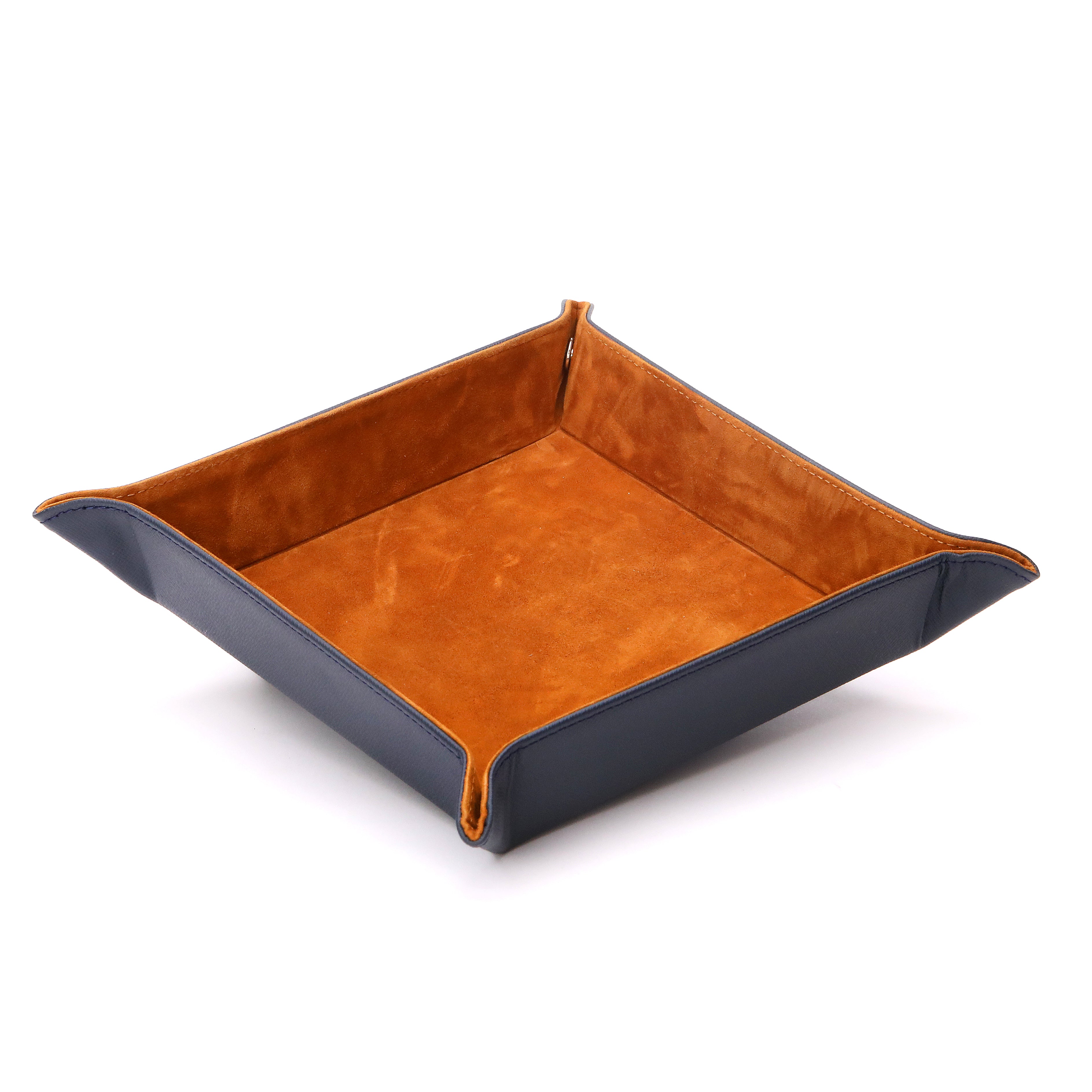 Octavia Leather Vallet Organizer - D. Blue