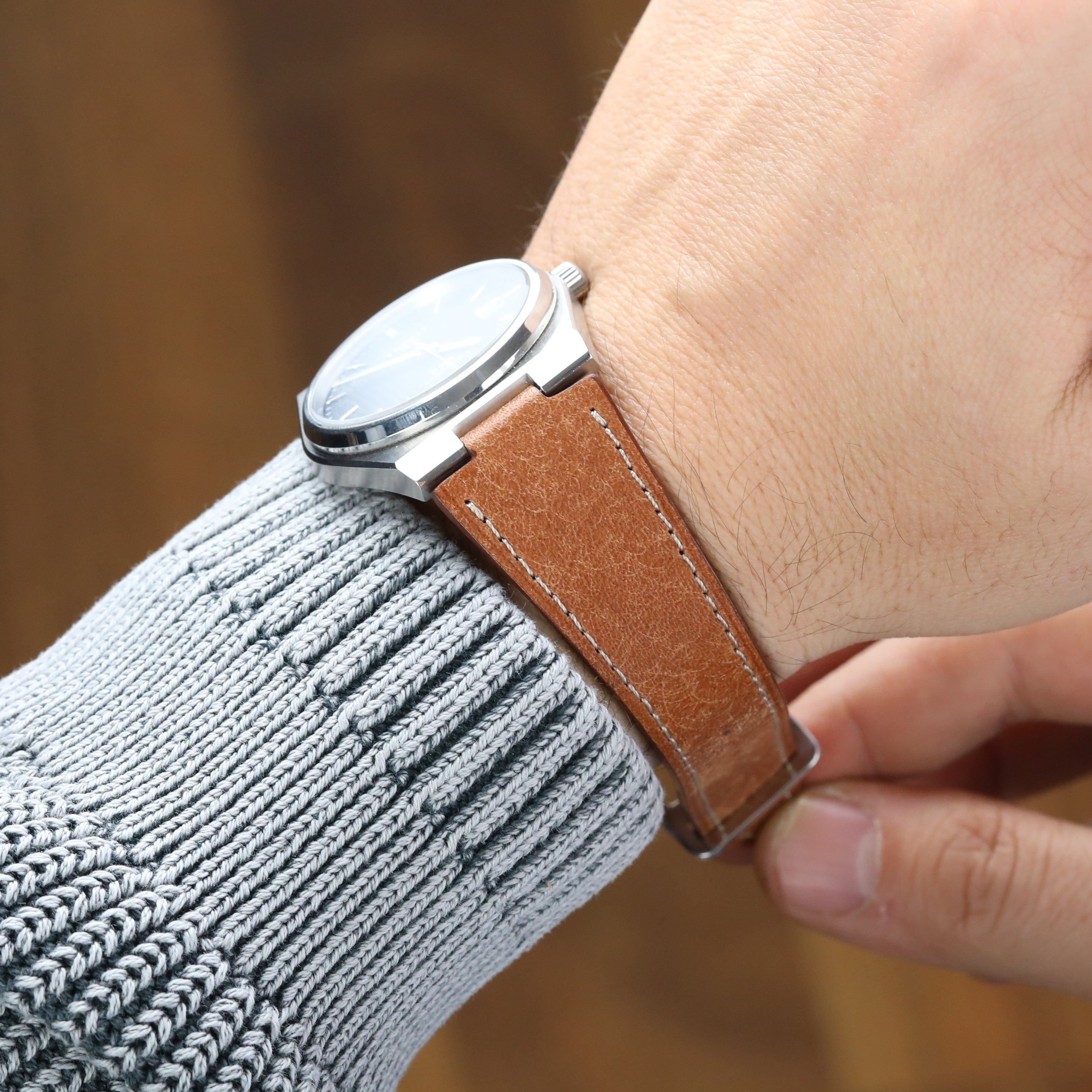 Prx Leather Strap - L. Brown