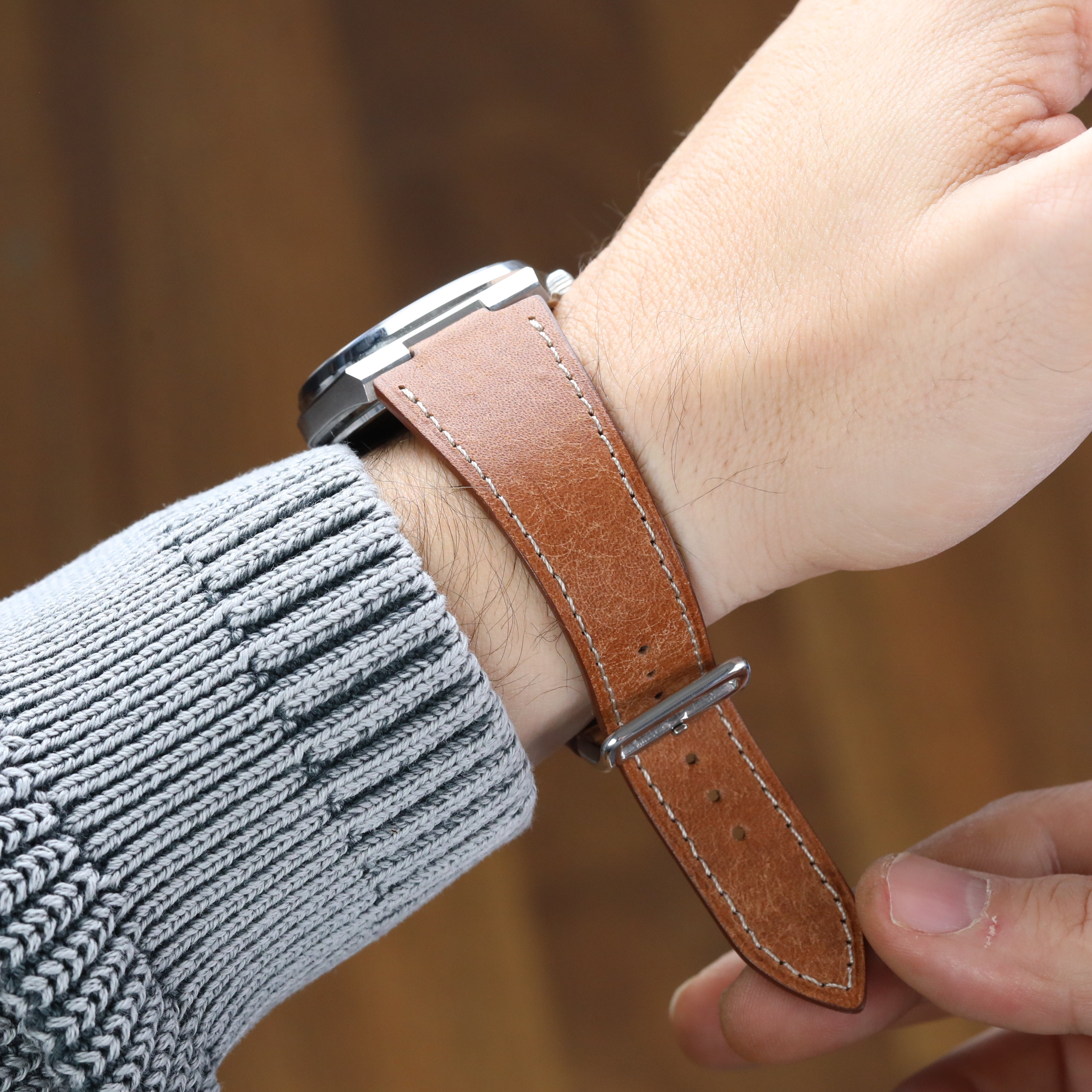 Prx Leather Strap - L. Brown