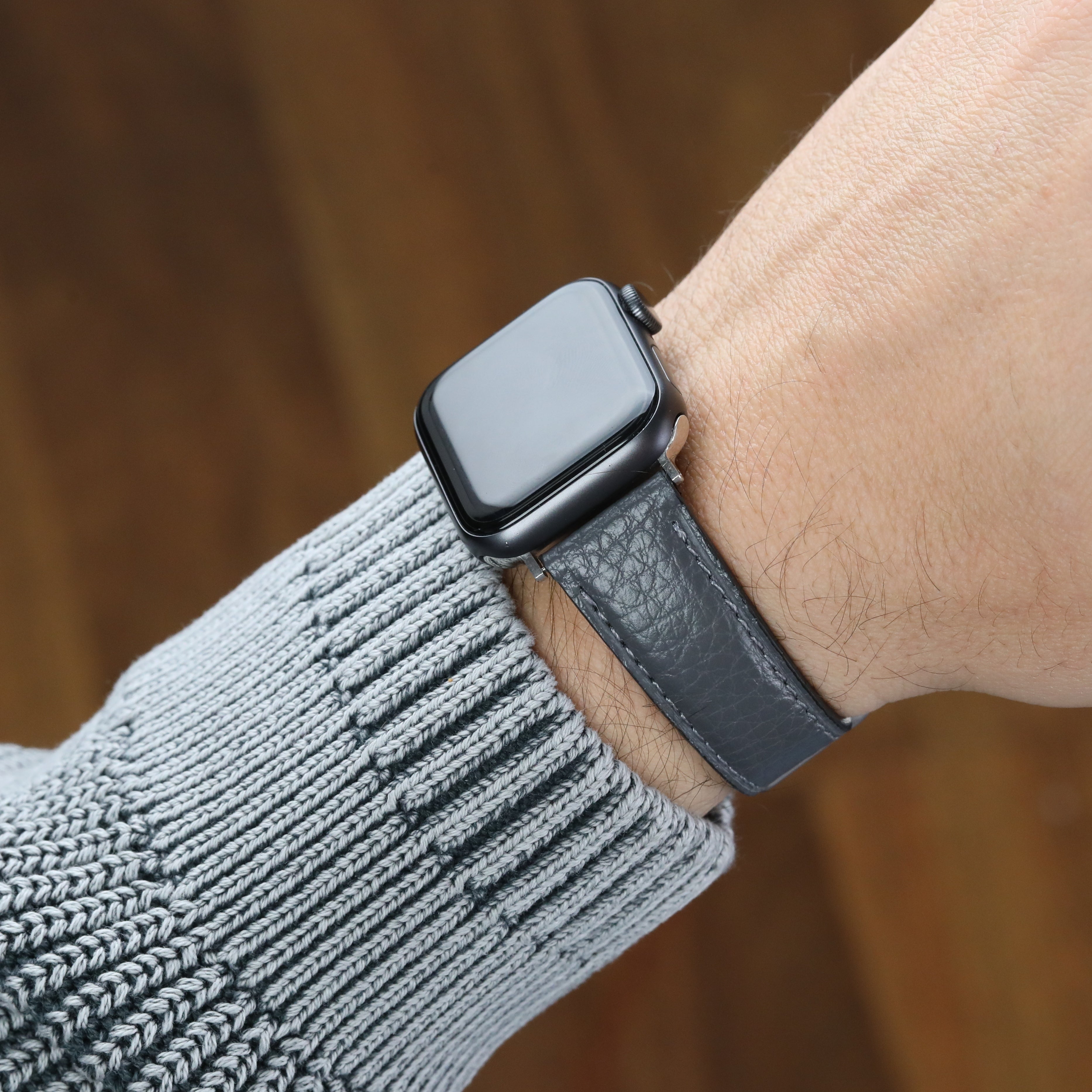 Apple Watch Compatible Leather Strap -