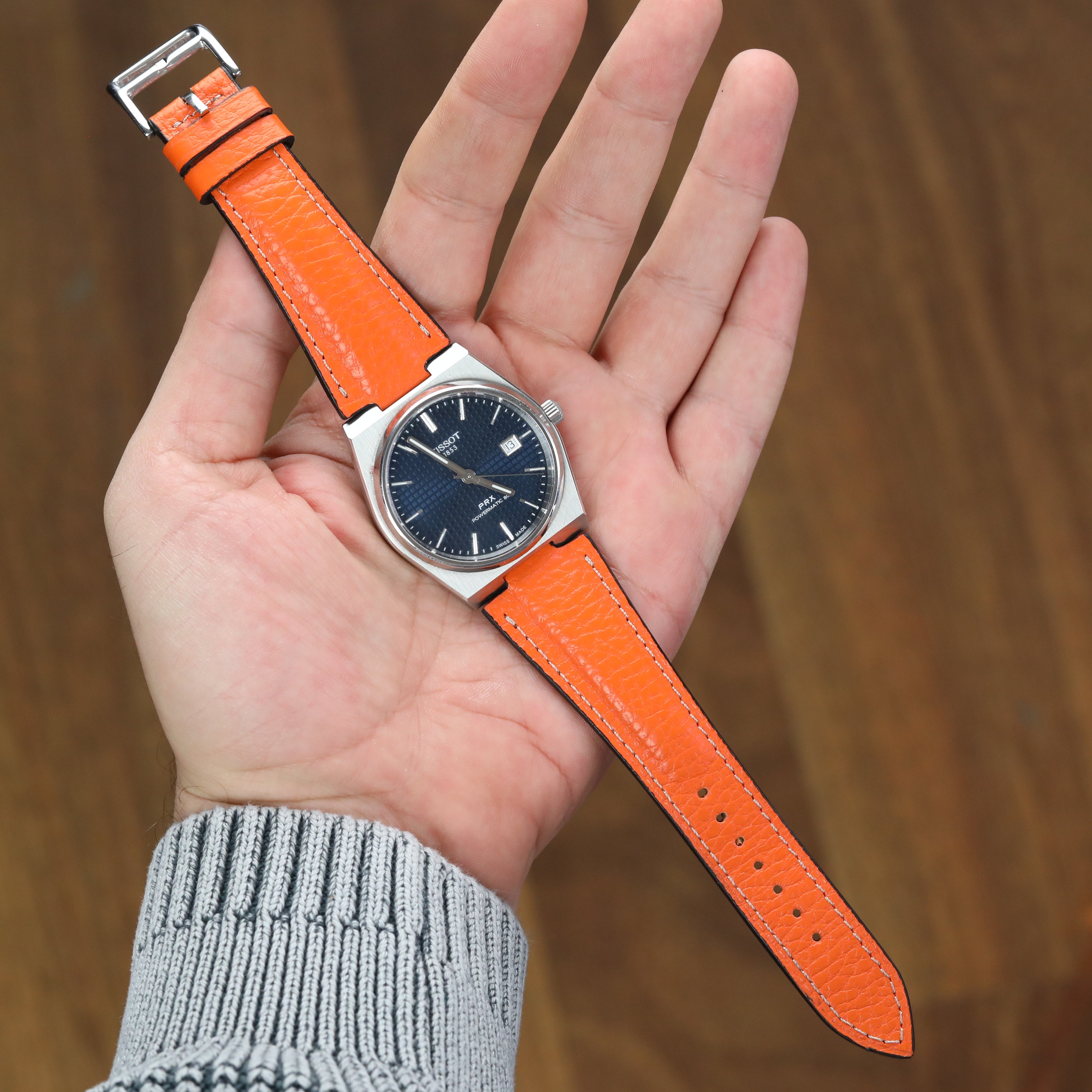 Prx Leather Strap - Orange