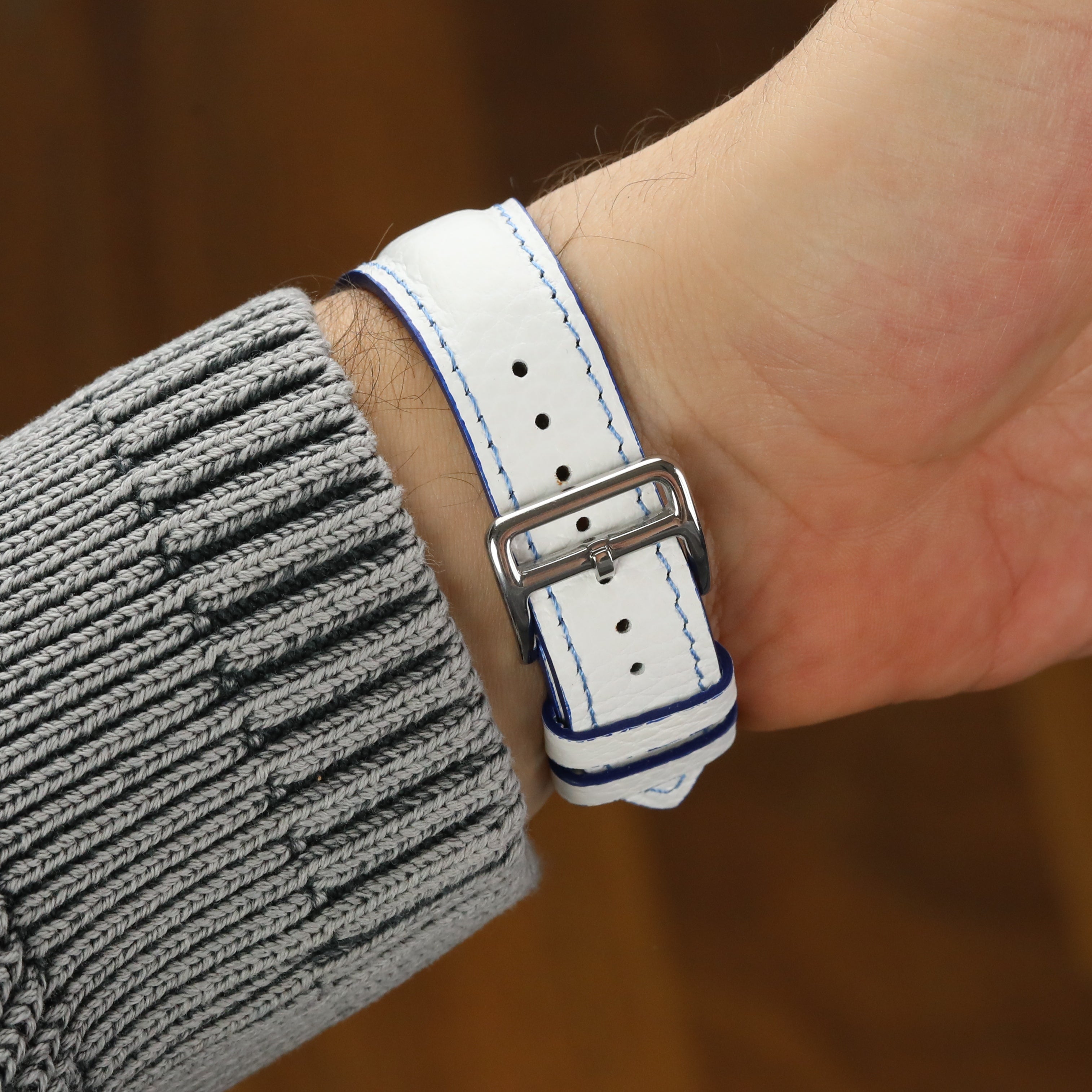 Prx Leather Strap - White