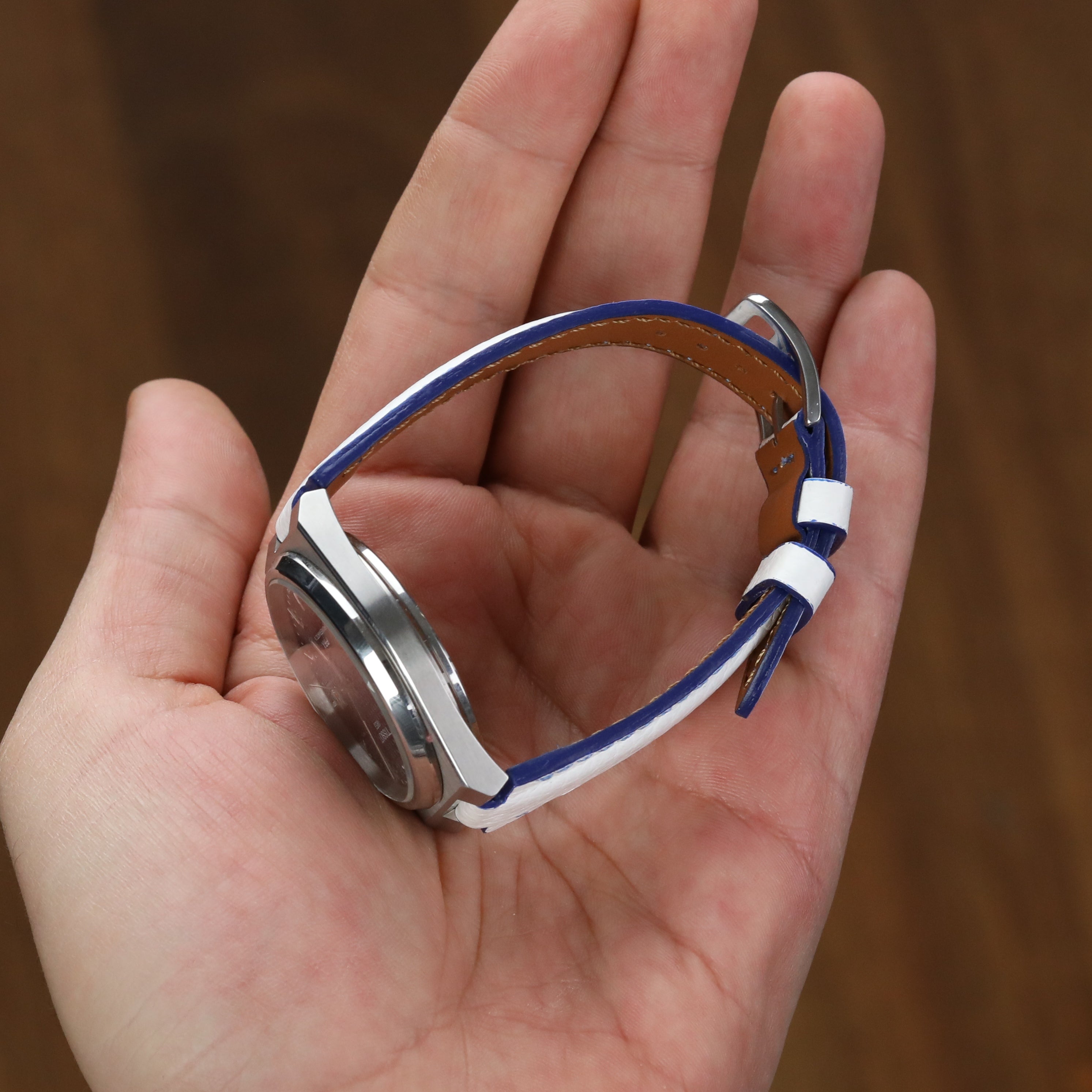 Prx Leather Strap - White