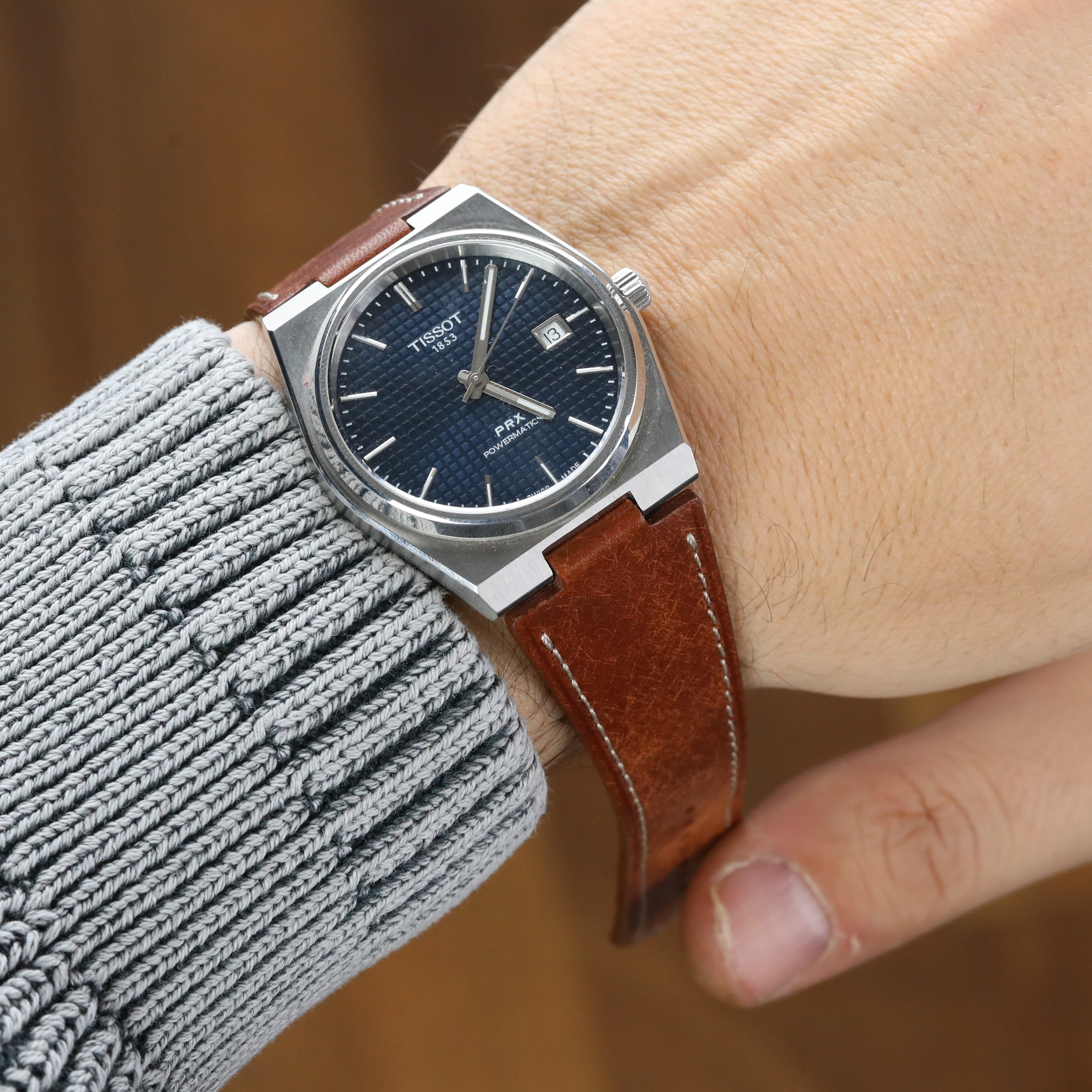 Prx Leather Strap - Brown