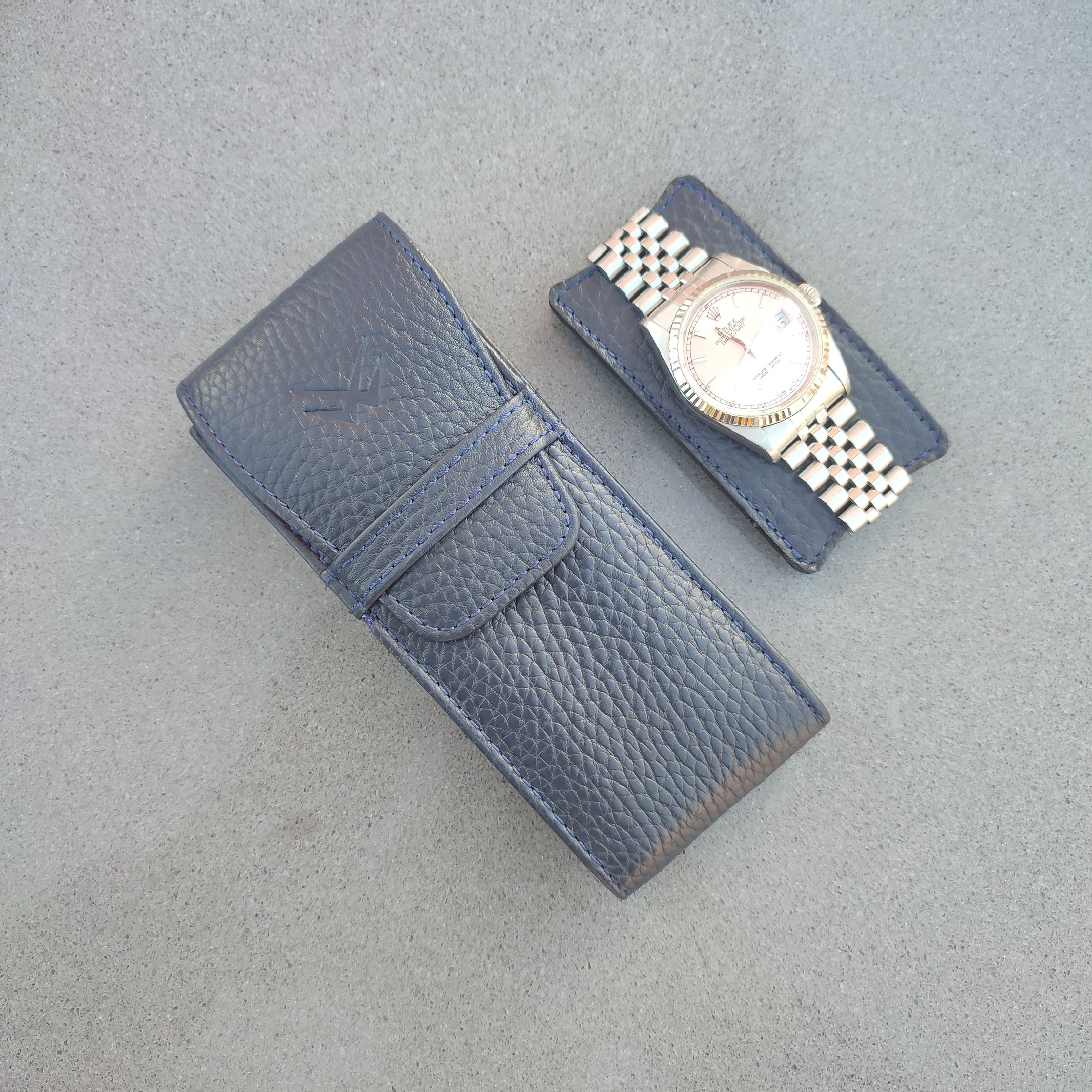 The Pouch Watch Travel Case / D. Blue