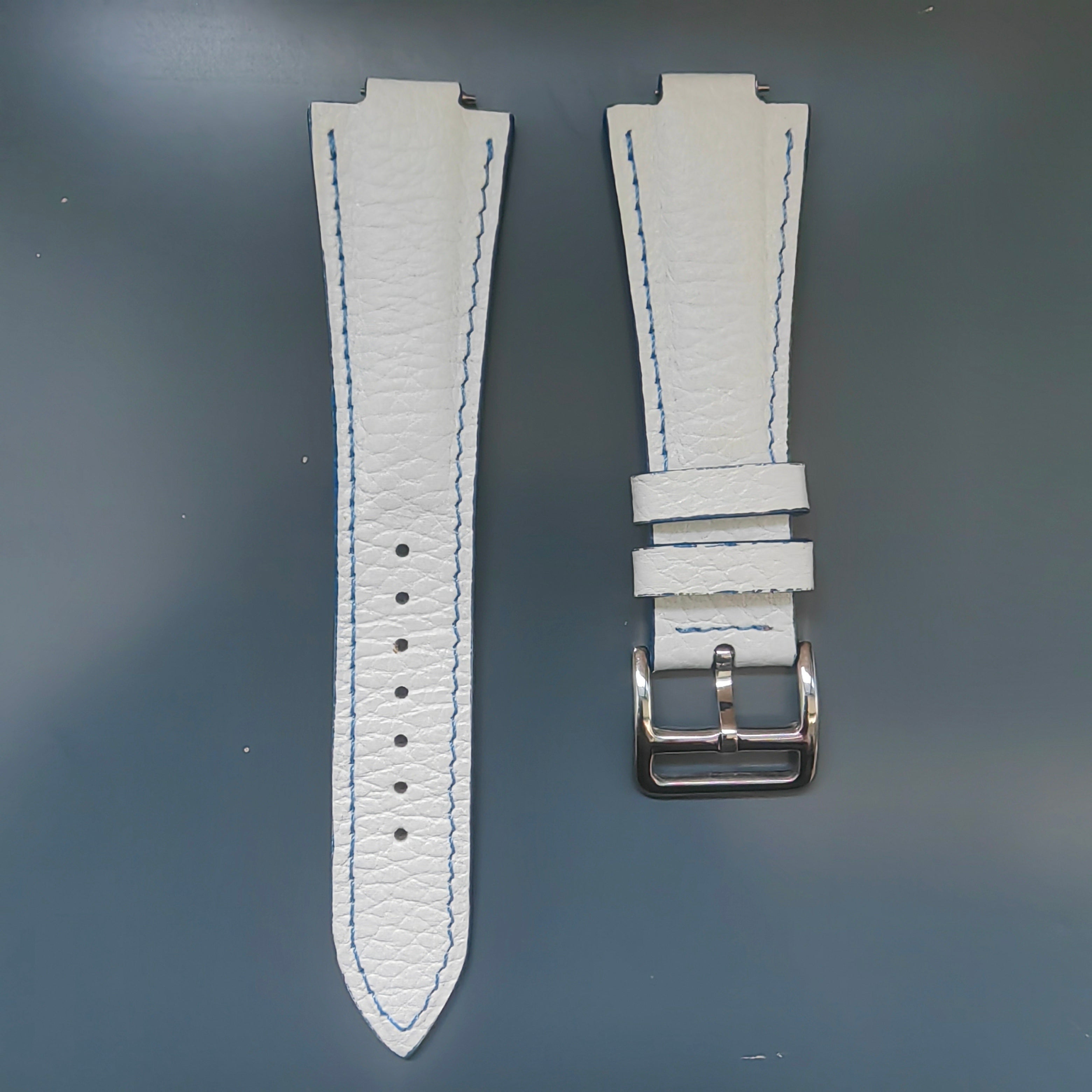 Tsuyosa Leather Watch Strap - White