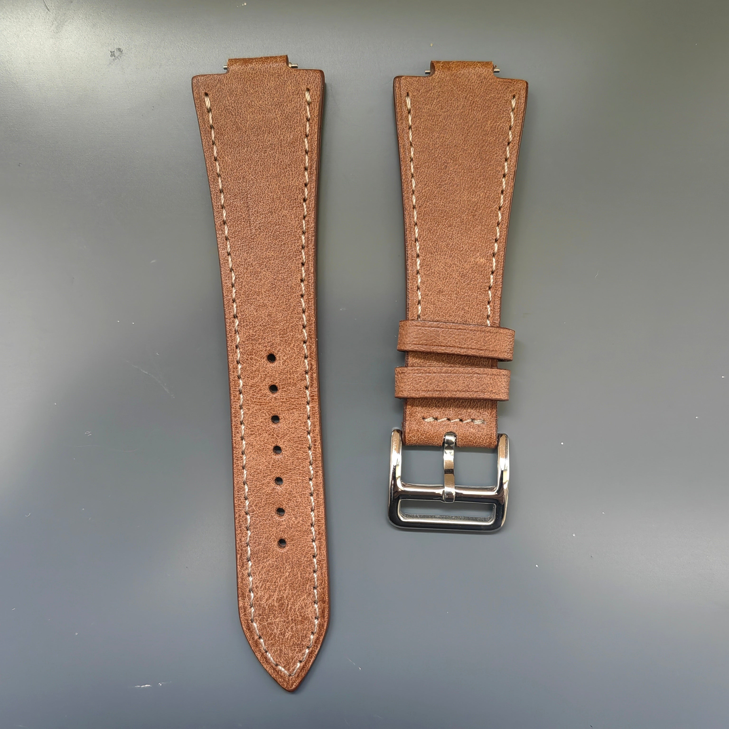Tsuyosa Leather Watch Strap - L. Brown