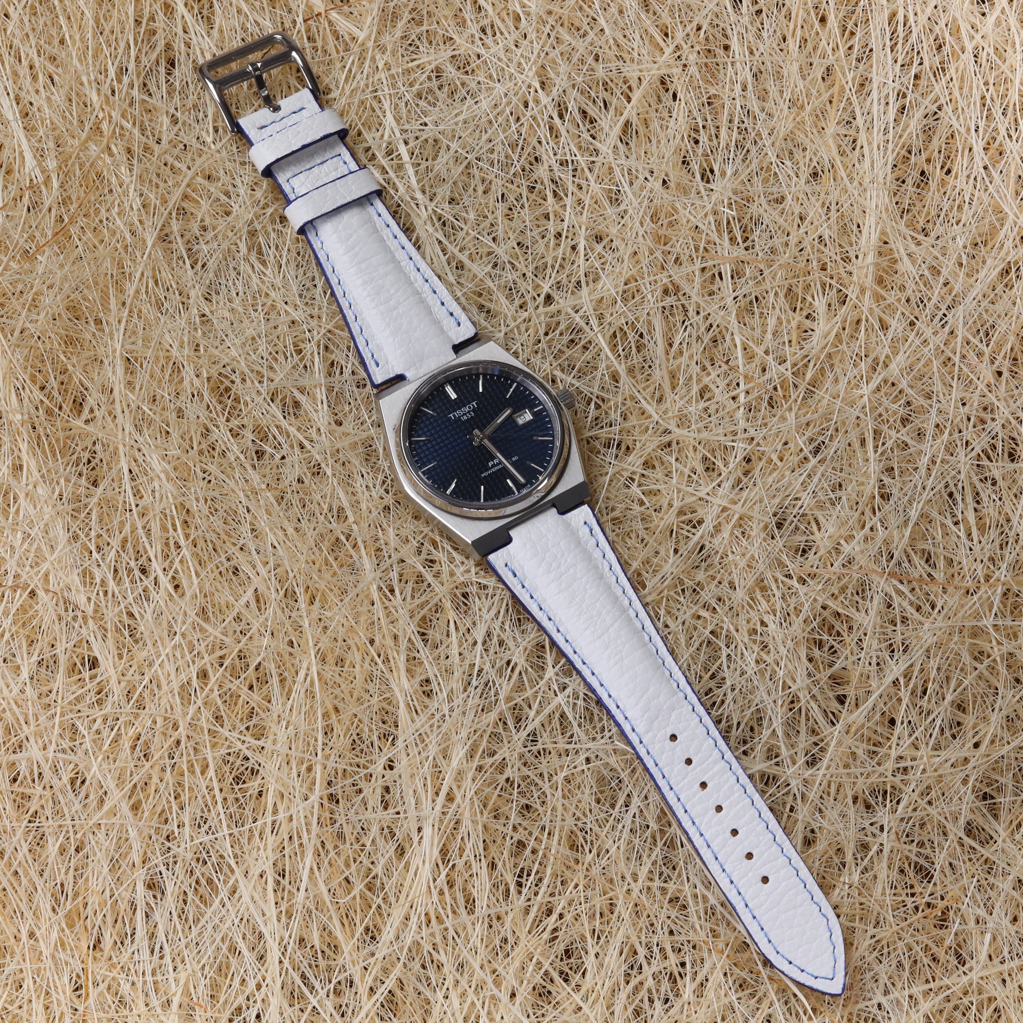 Prx Leather Strap - White
