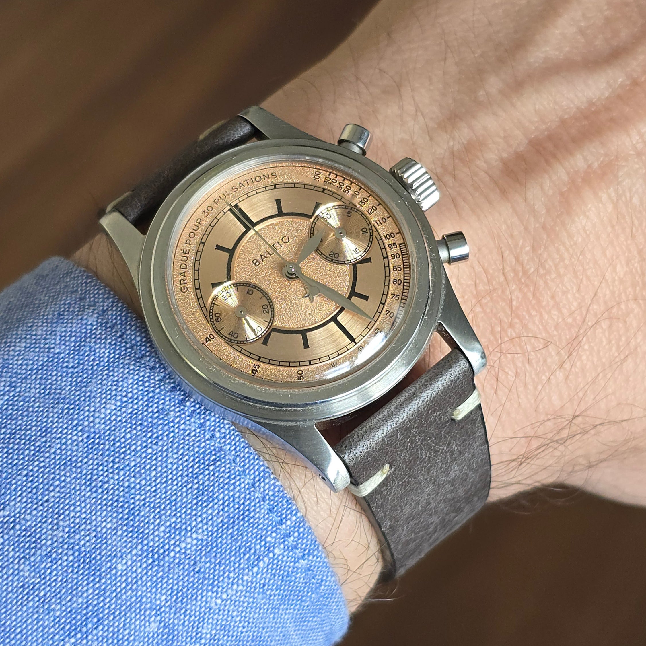 Vintage Style Leather Strap