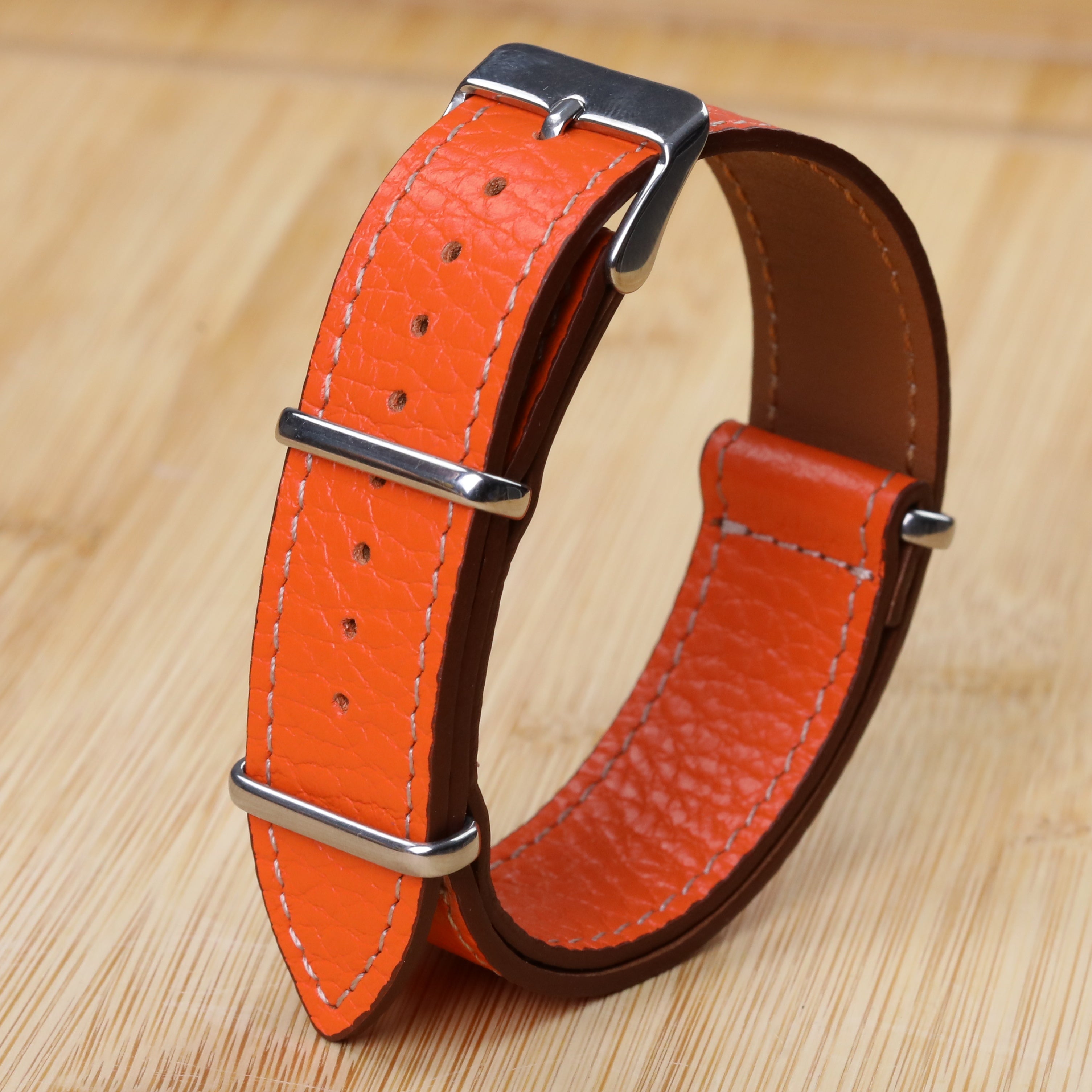 Nato Leather Watch Strap