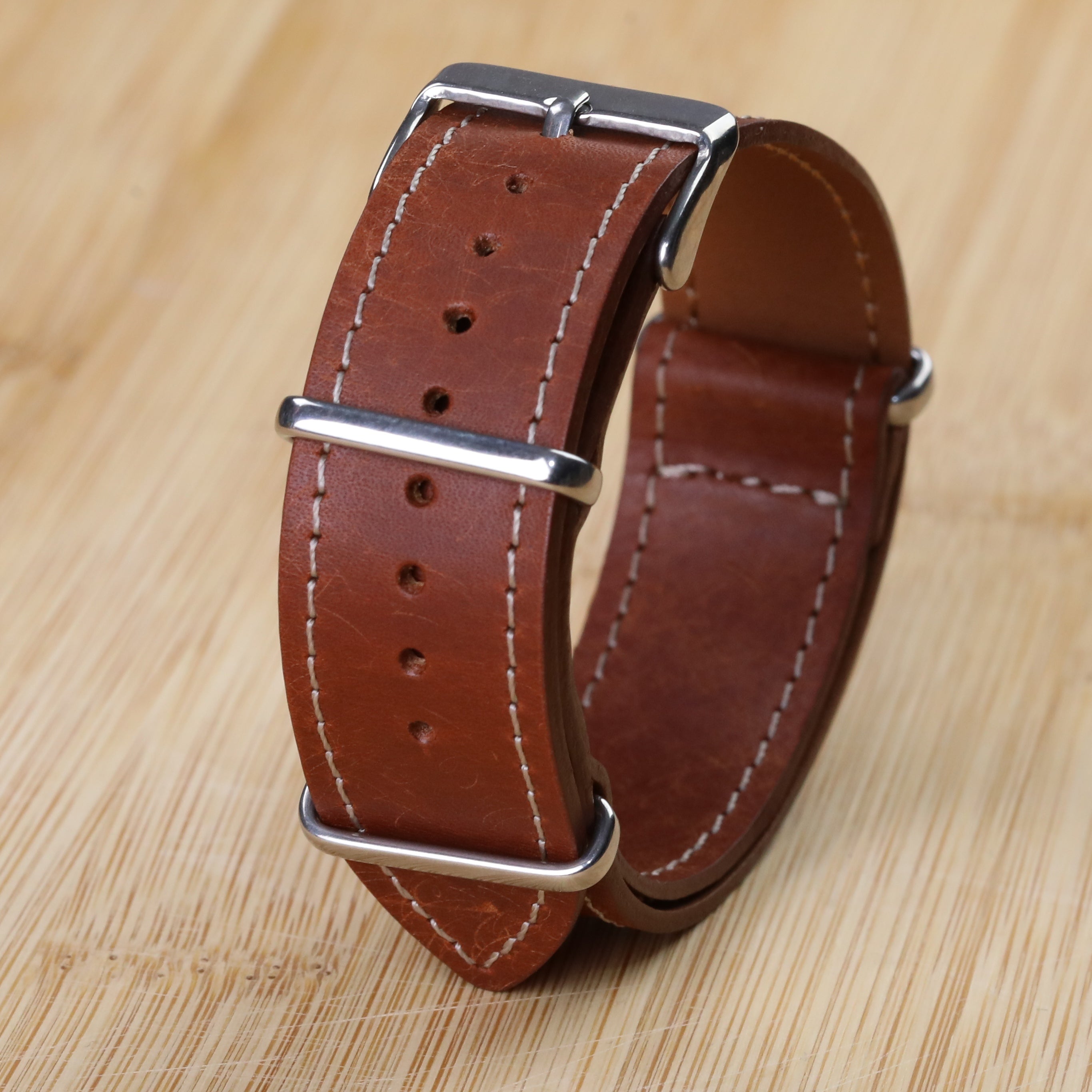 Nato Leather Watch Strap