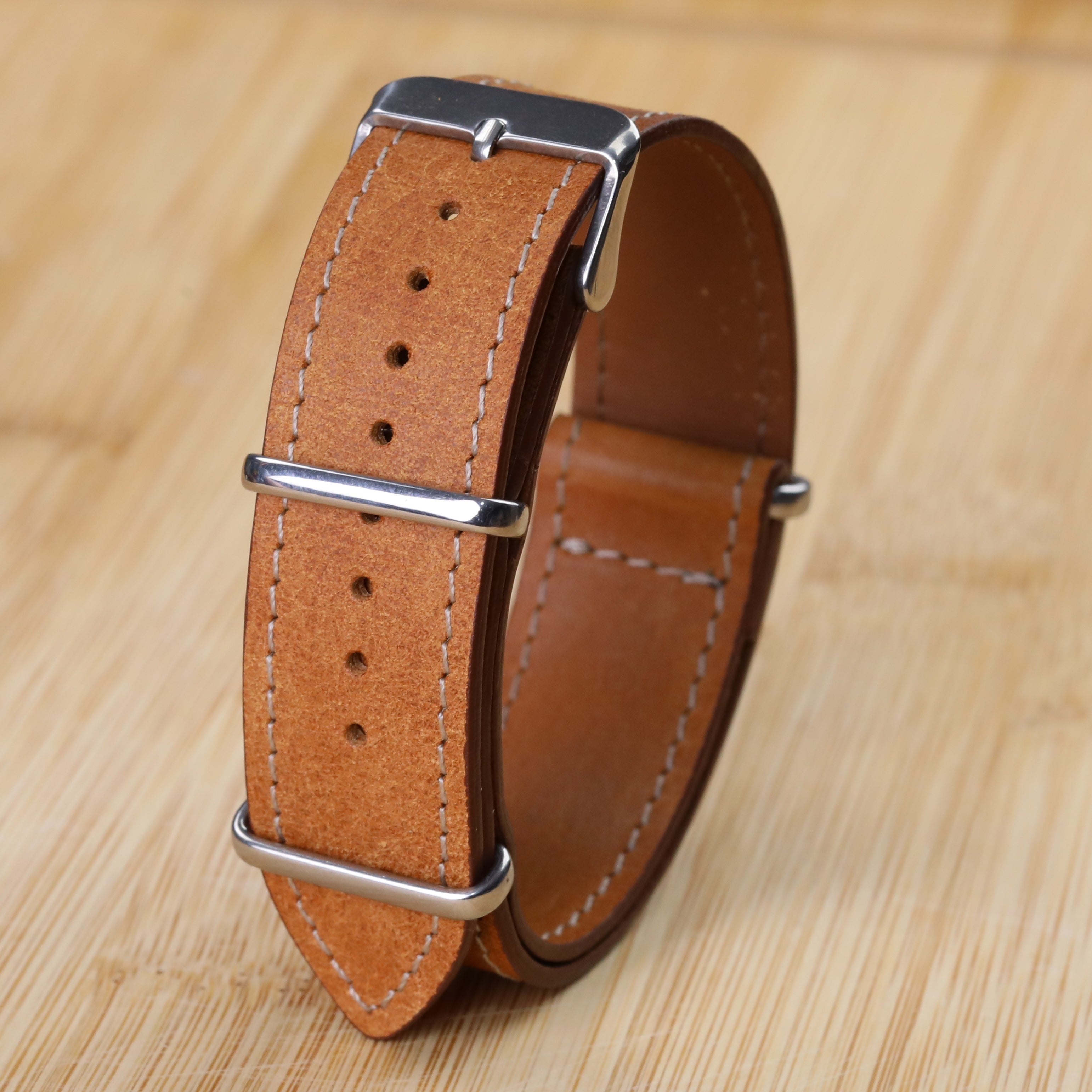 Nato Leather Watch Strap