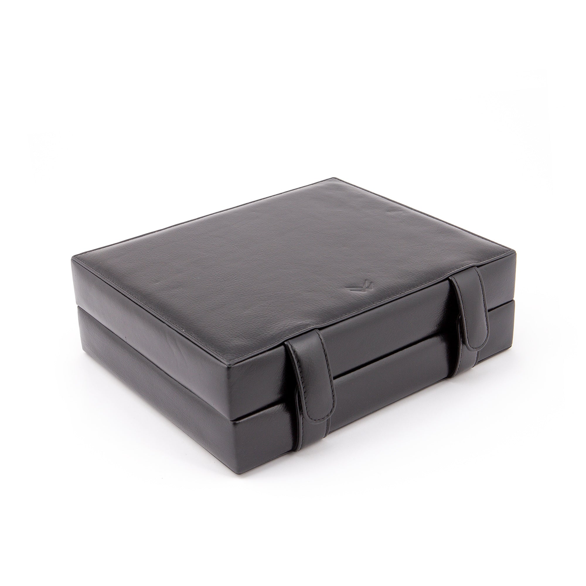 Leather Watch Box for 6  / Black