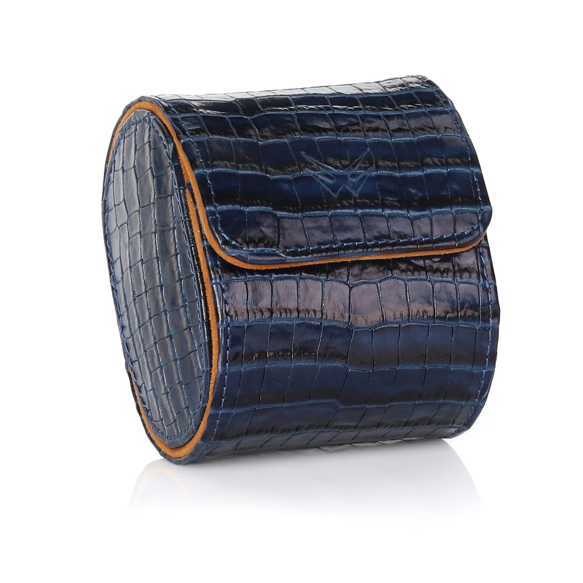 Toro Leather Watch Roll for 1 - D. Blue