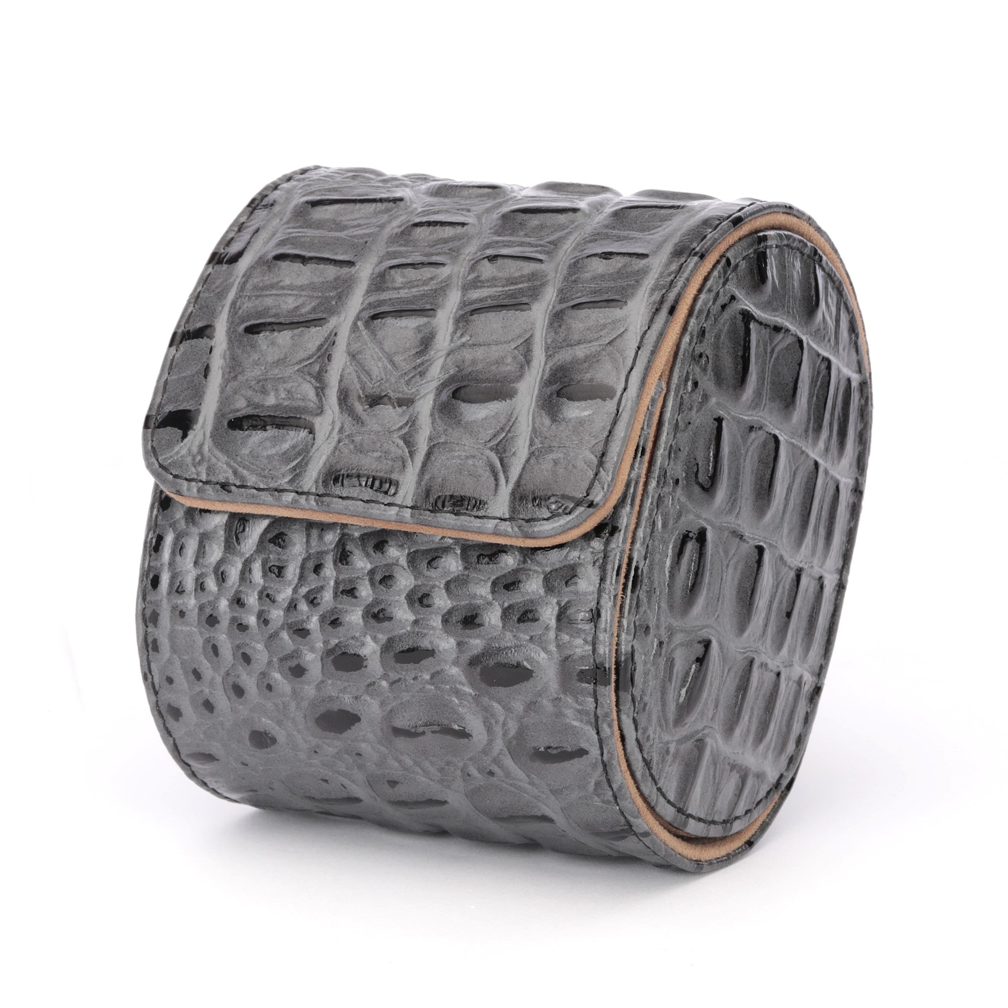 Toro Leather Watch Roll for 1 - Antrachite