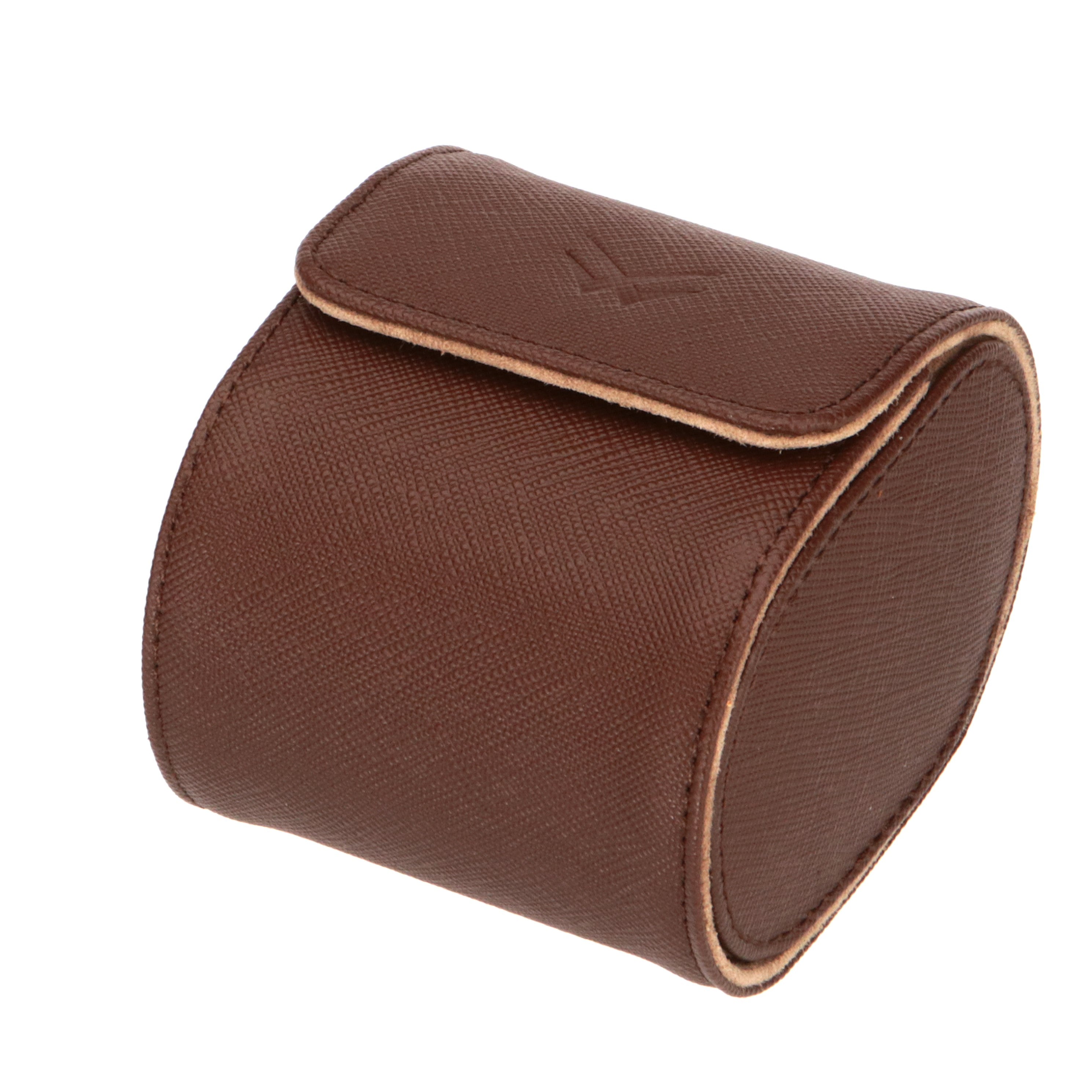 Toro Leather Watch Roll for 1 - Brown