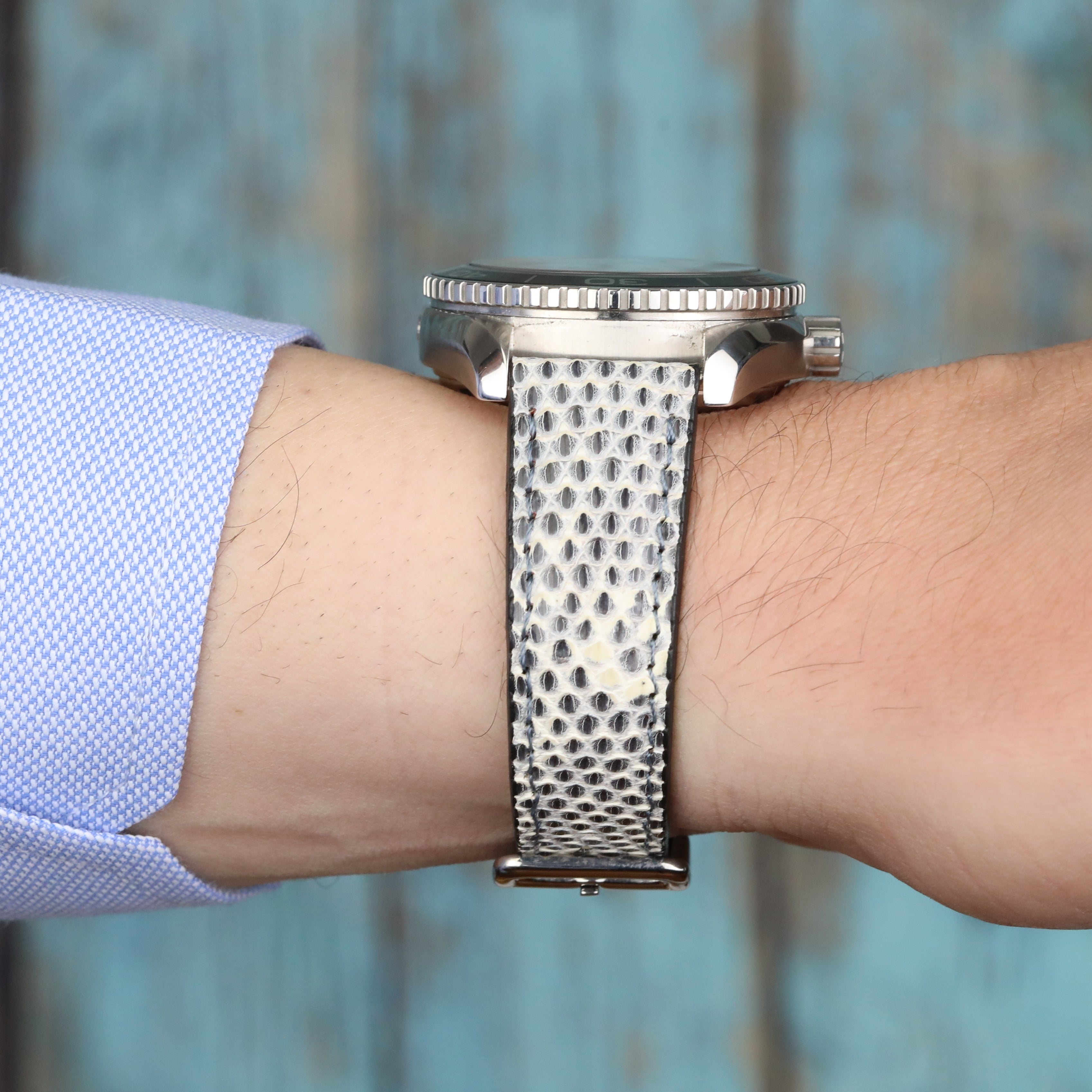 Lizard Leather Watch Strap -