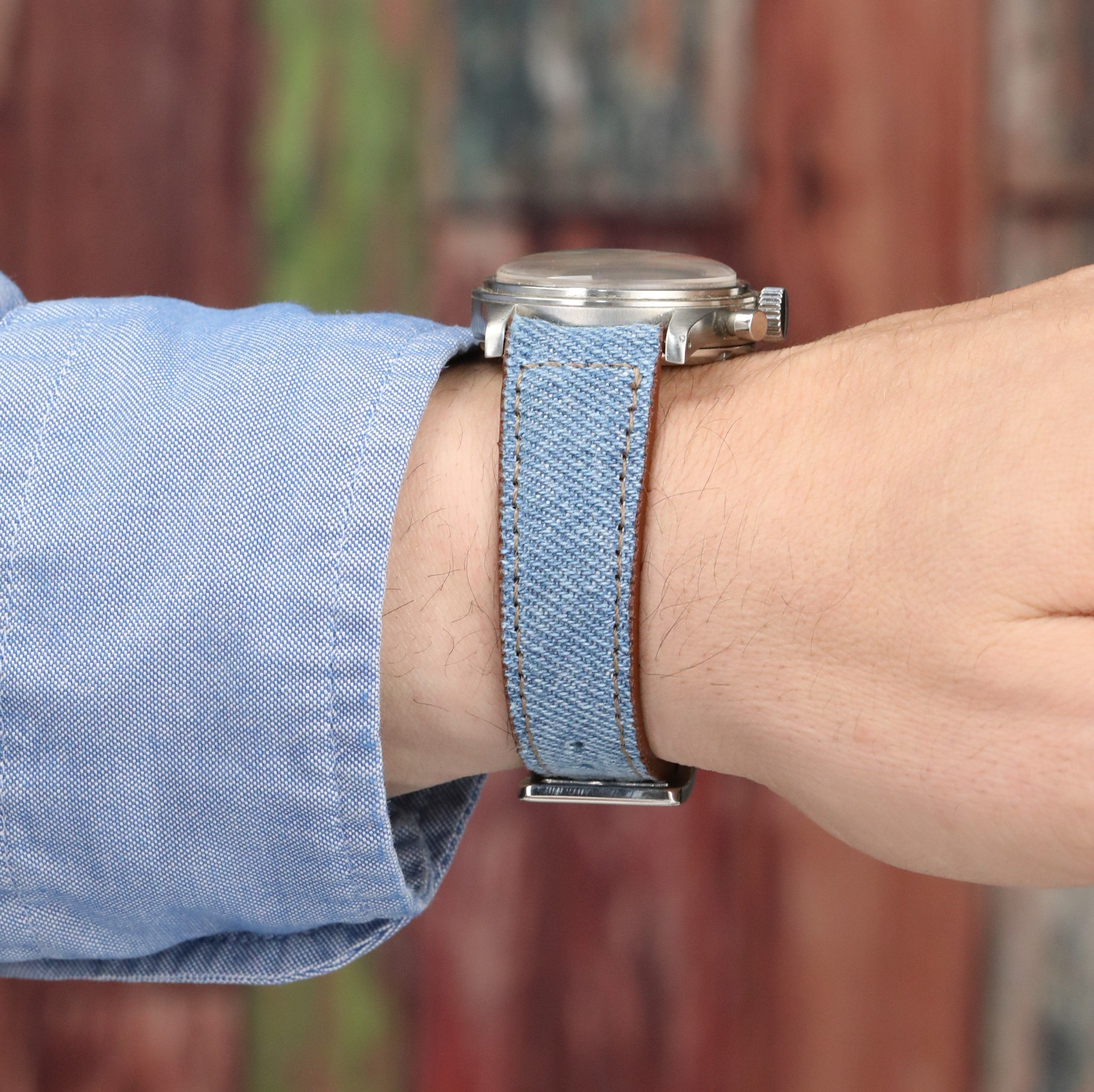 Denim Watch Strap -
