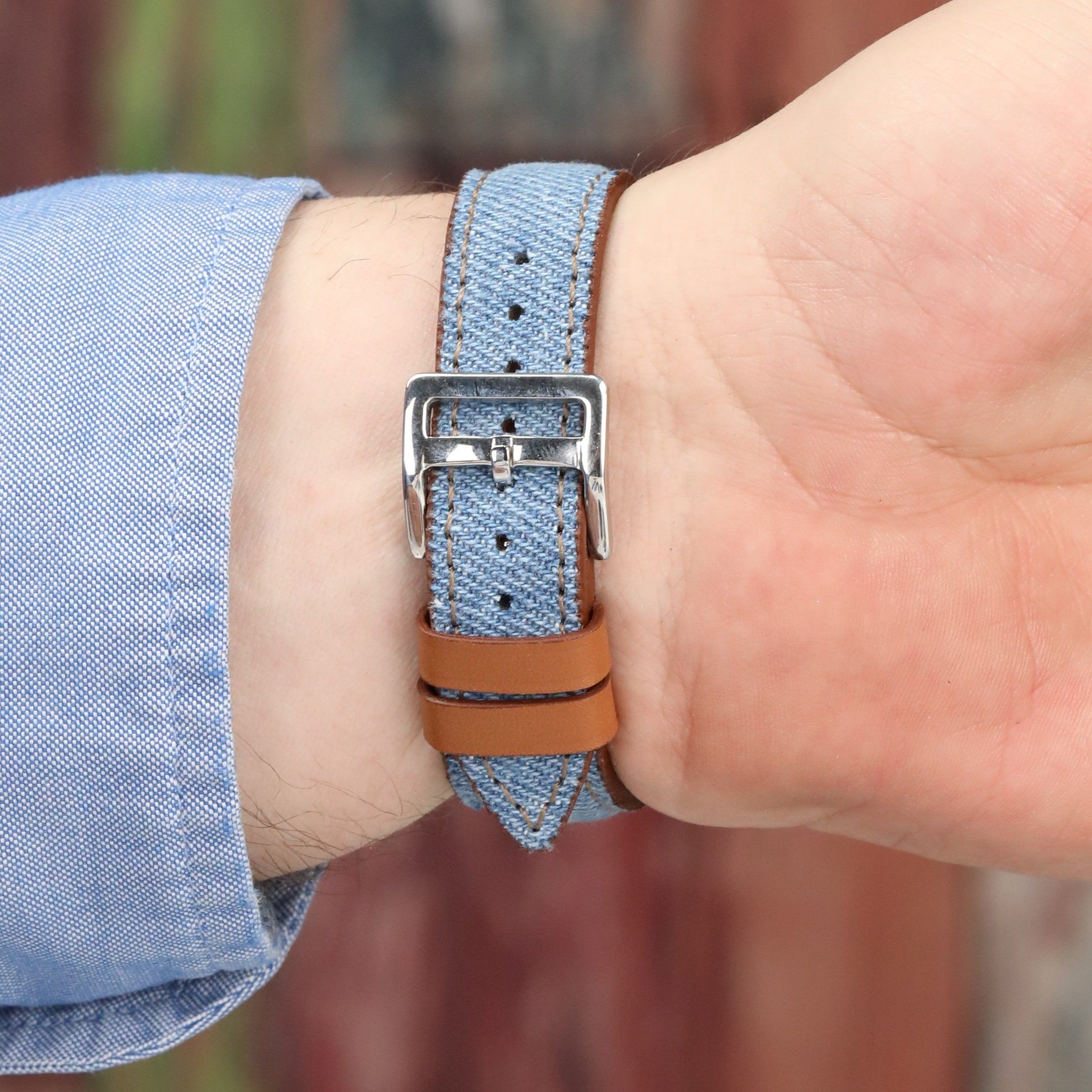 Denim Watch Strap -