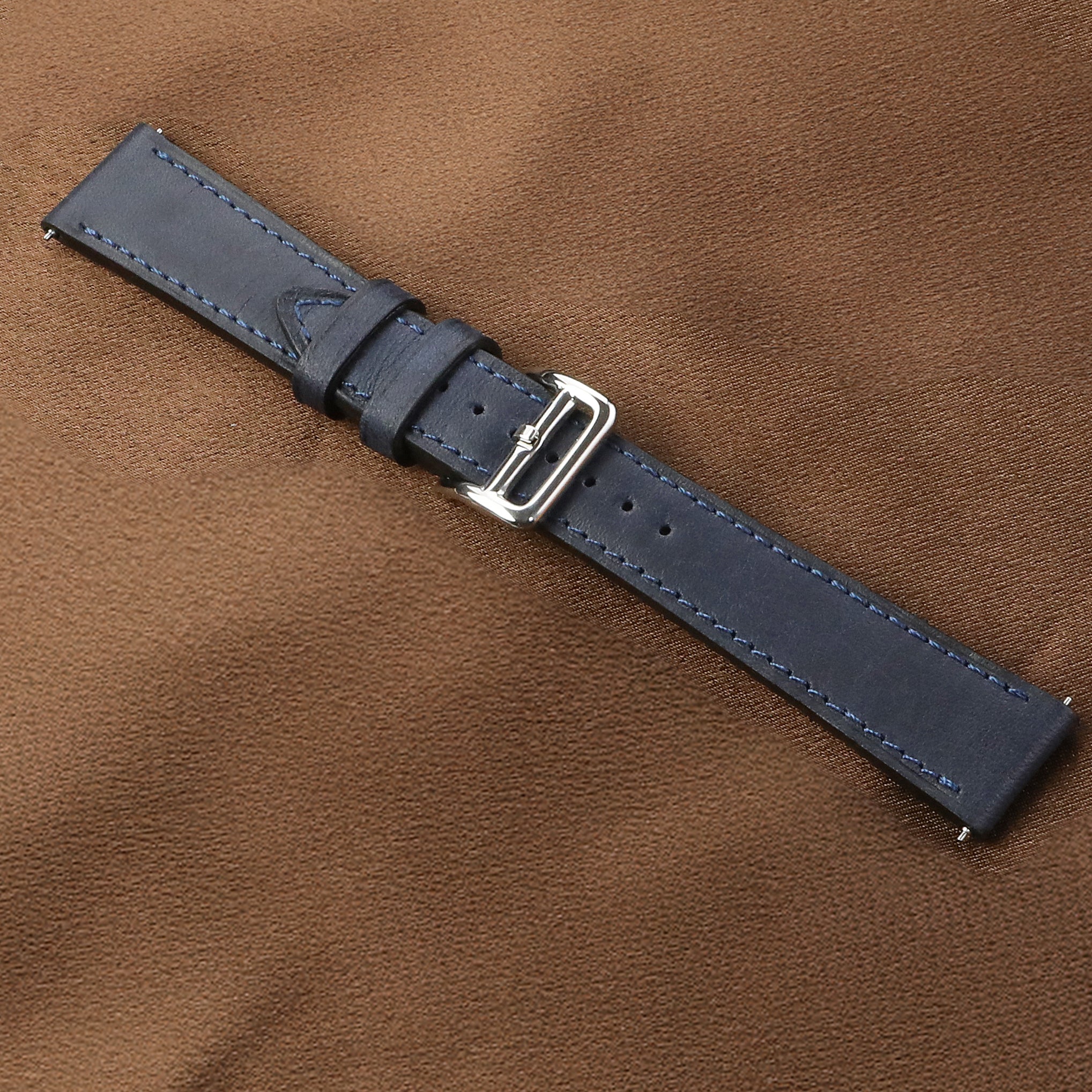 Pueblo Leather Strap - D.  Blue
