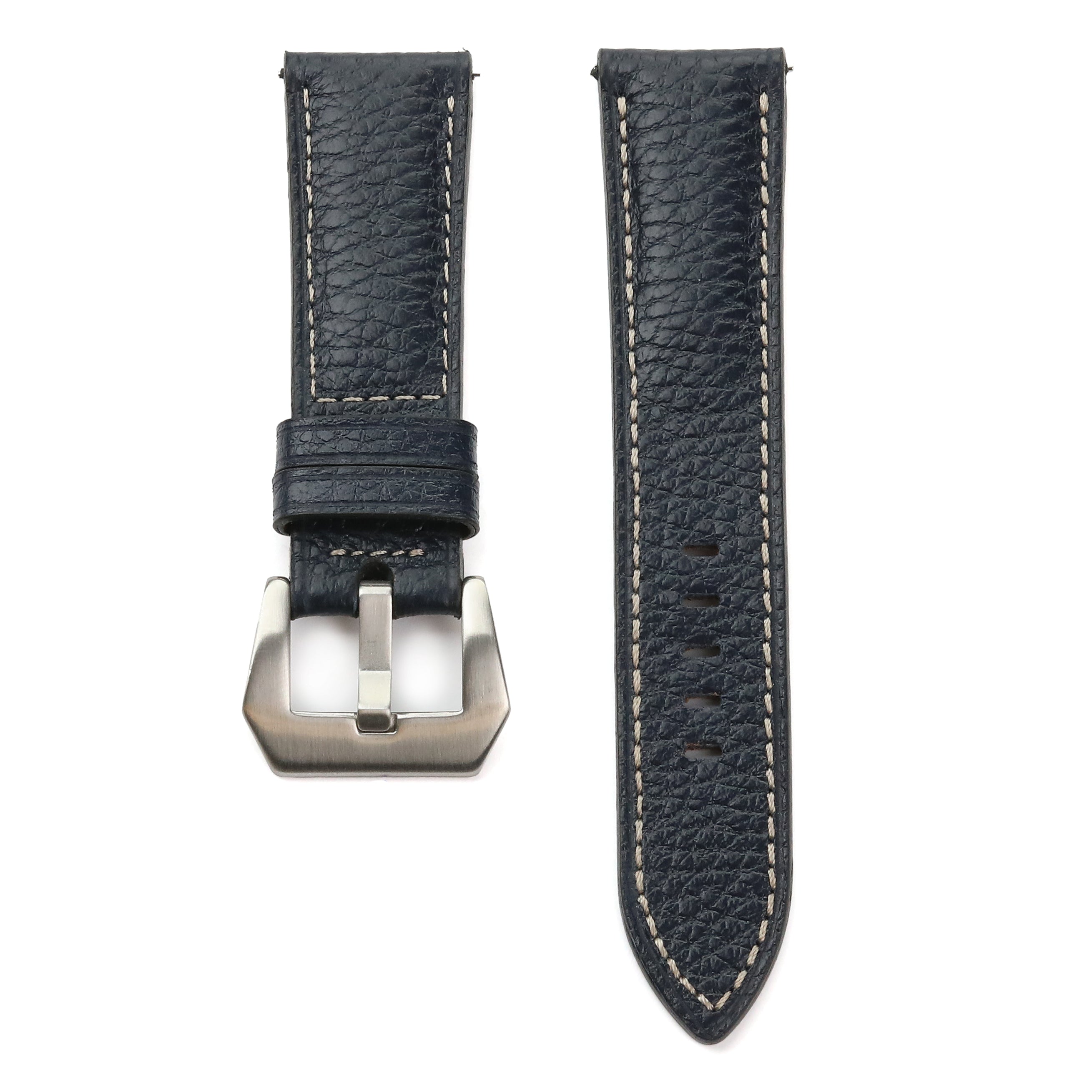Florentine Series Suede Leather Strap / D. Blue