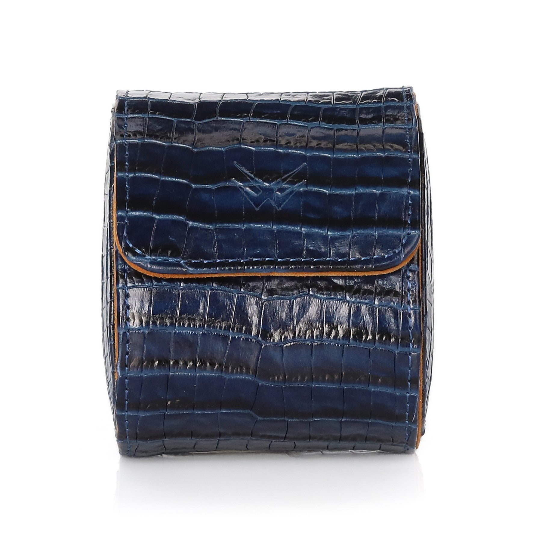 Toro Leather Watch Roll for 1 - D. Blue