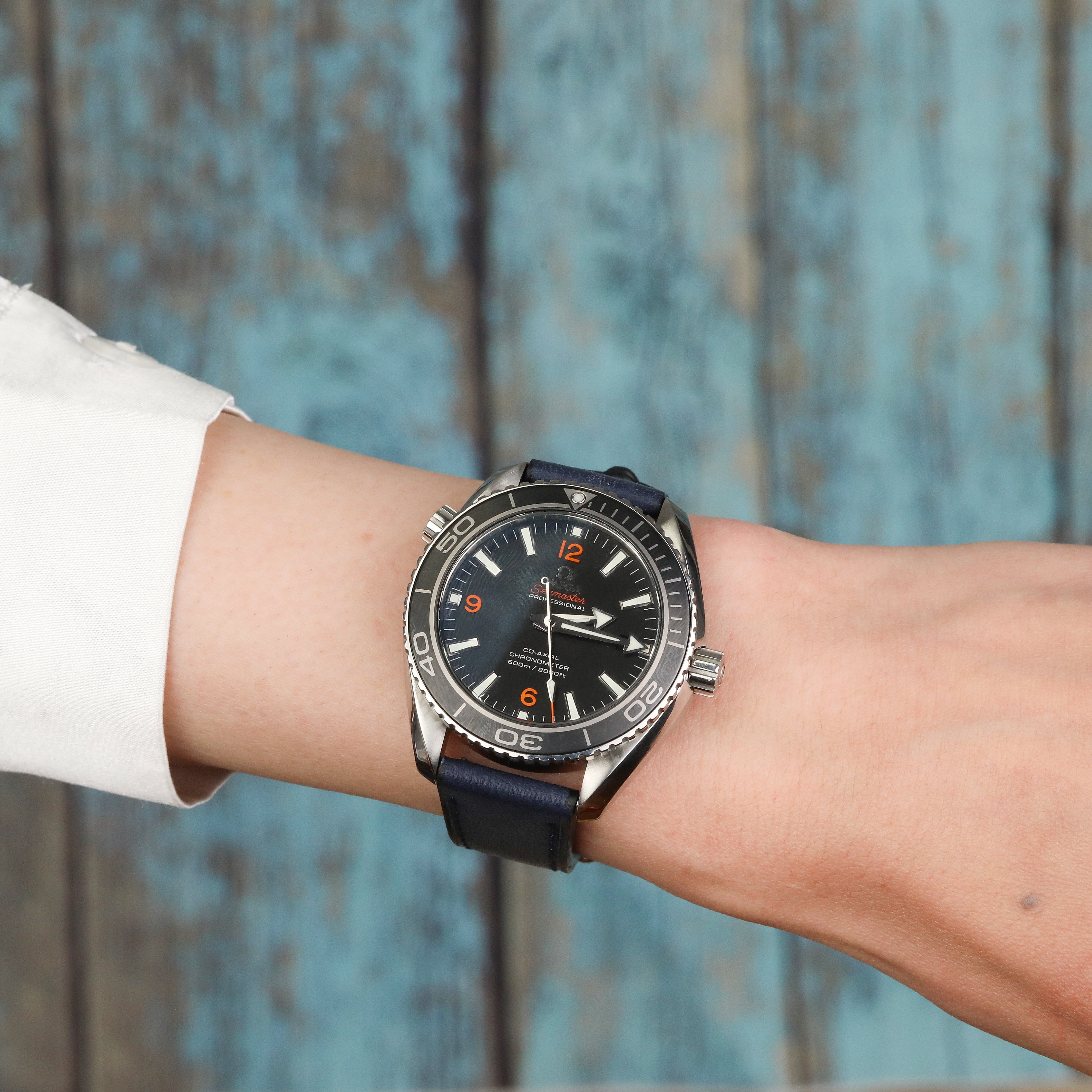 Pueblo Leather Strap - D.  Blue