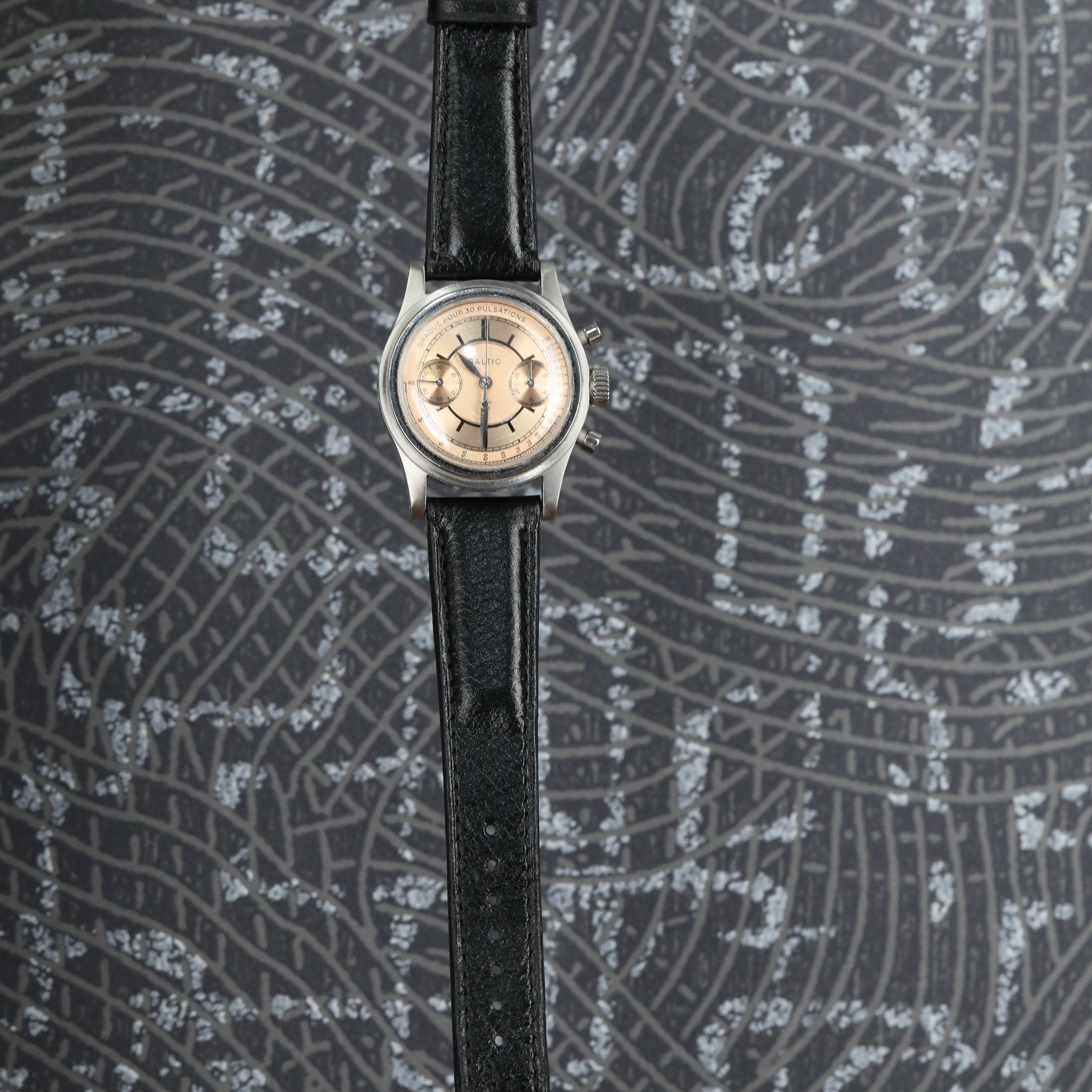 Pueblo Leather Watch Strap - Black