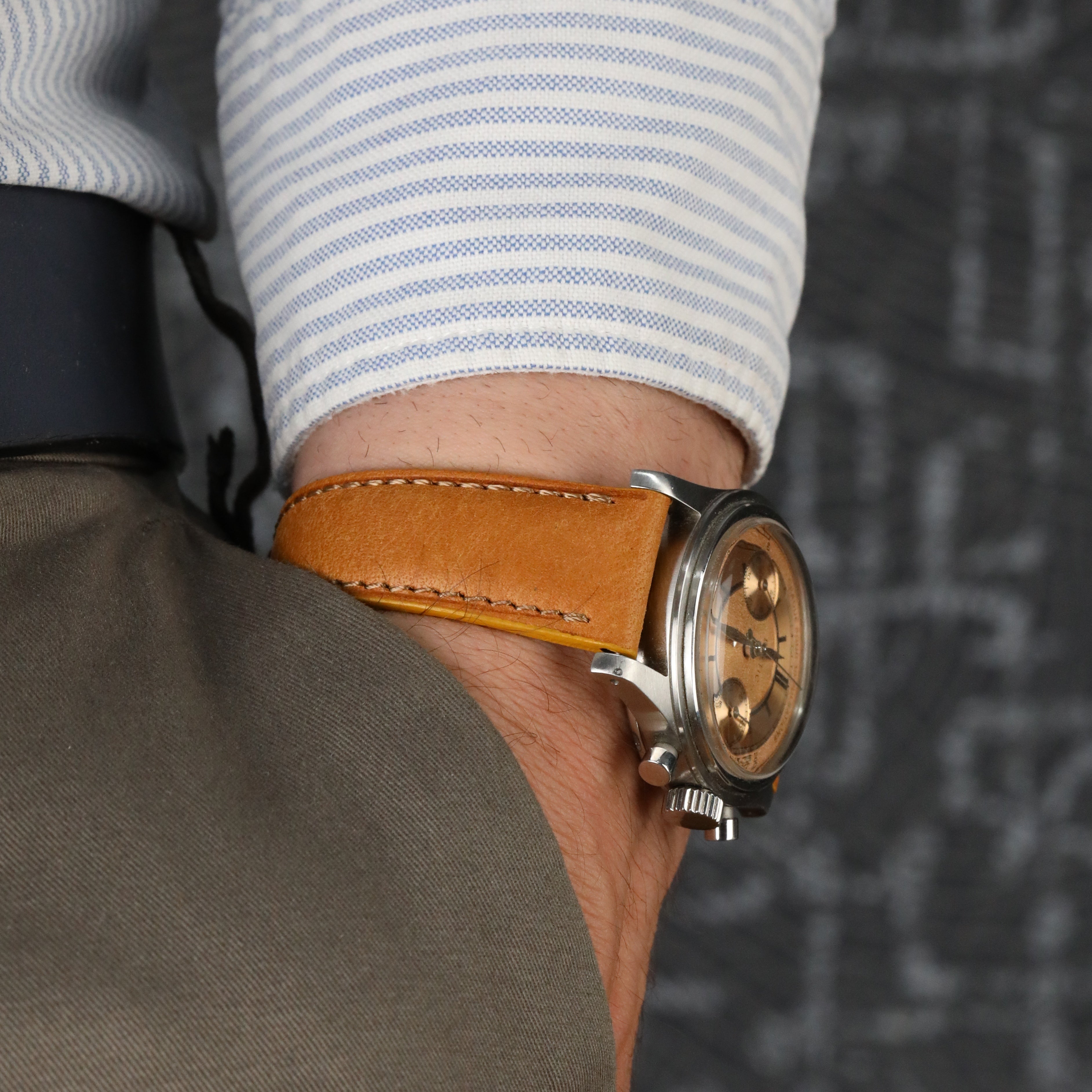 Pueblo Leather Watch Strap - Tan
