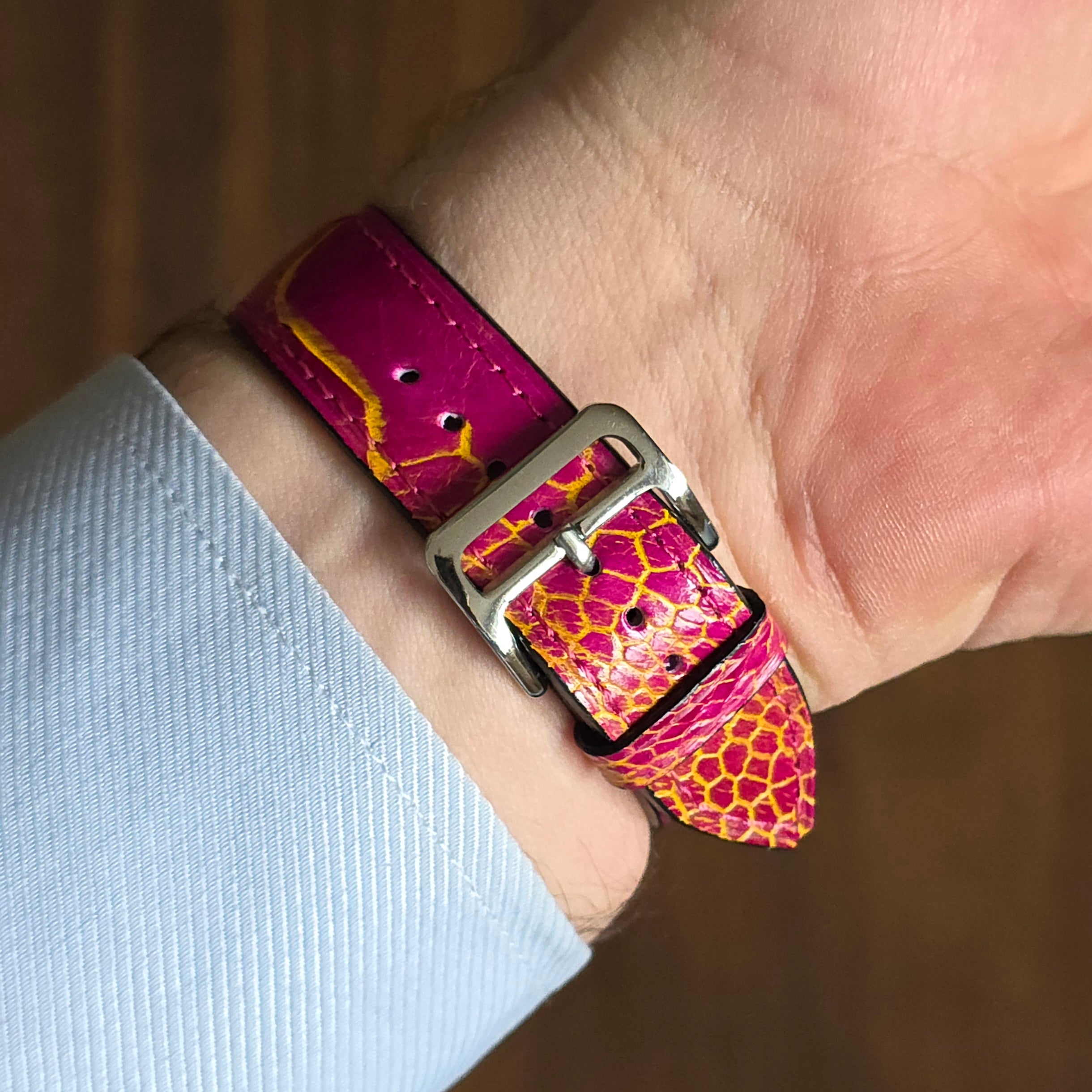Ostrich Leather Strap