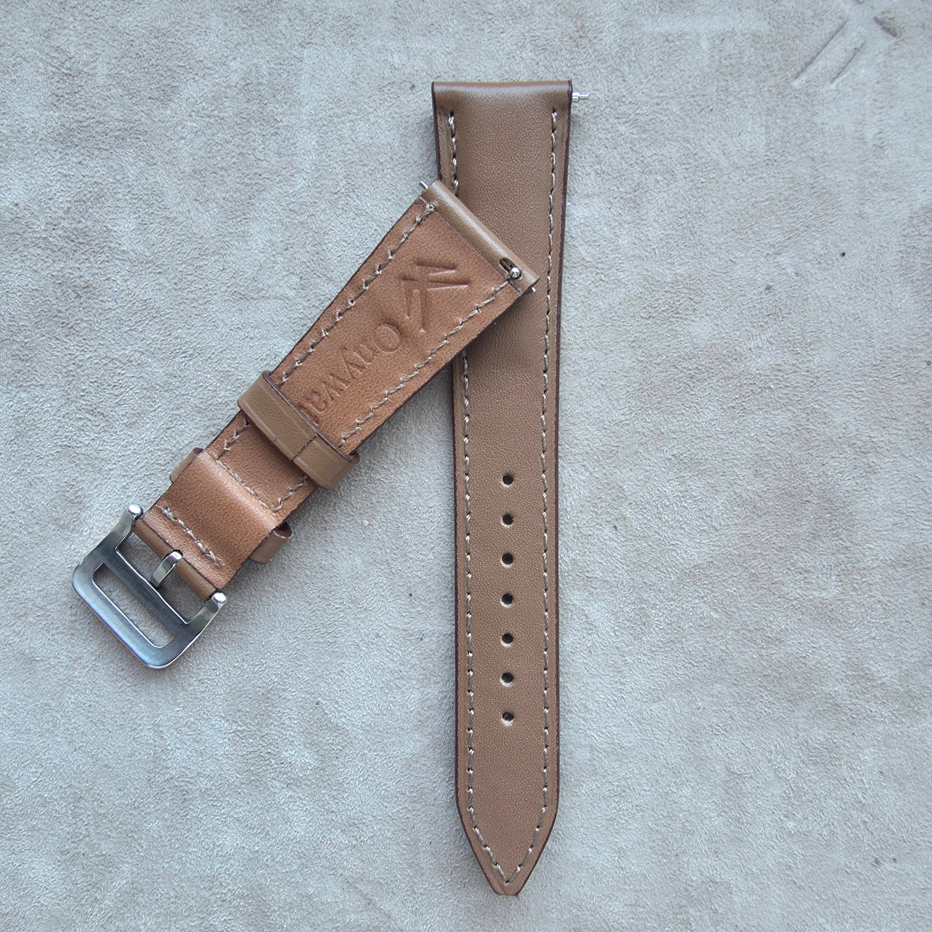 Napa Leather Strap - L. Brown