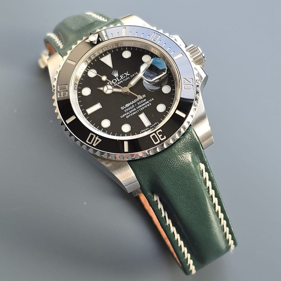 Submariner / Datejust / Explorer Compatible Leather Watch Strap