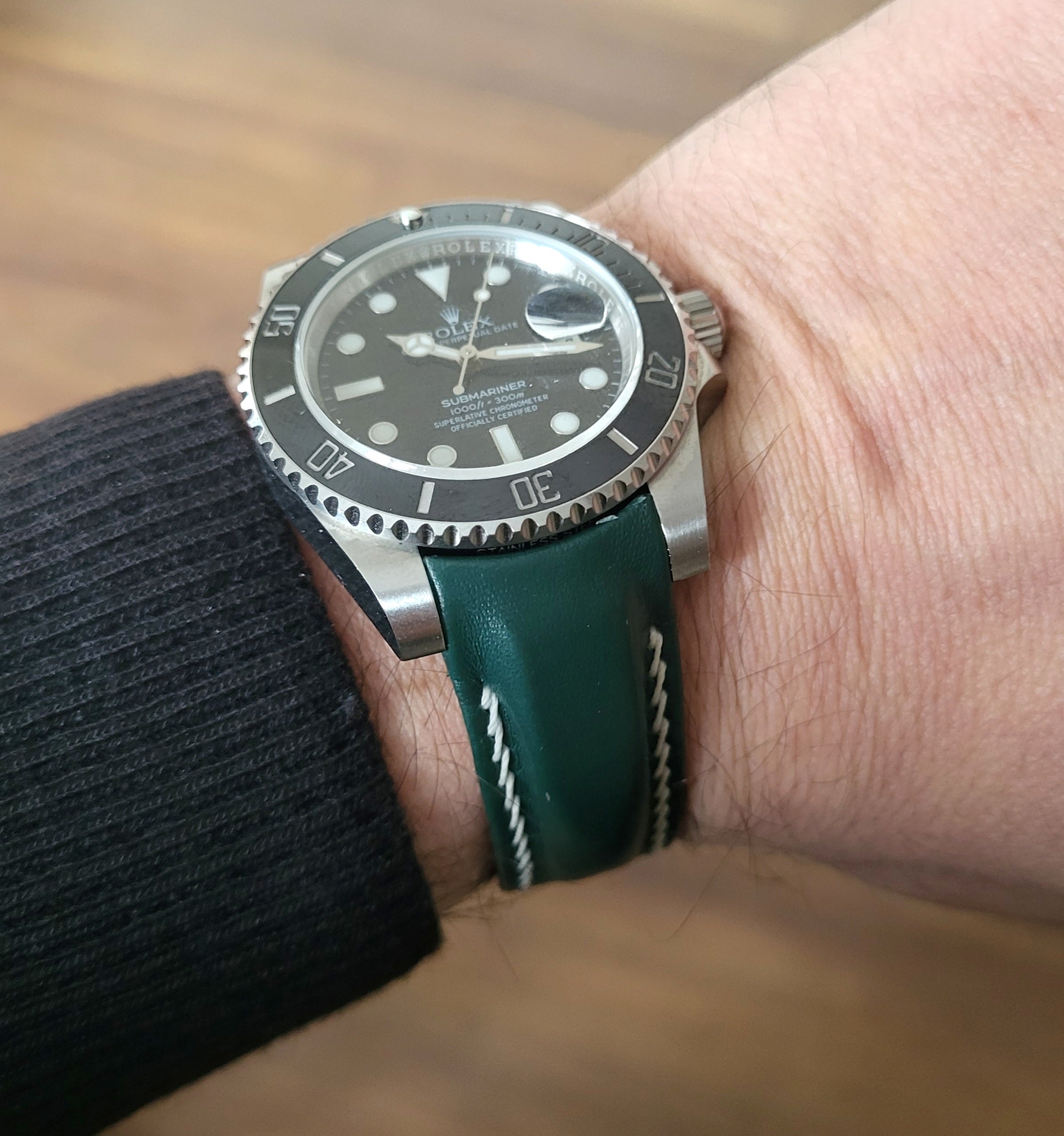 Submariner / Datejust / Explorer Compatible Leather Watch Strap