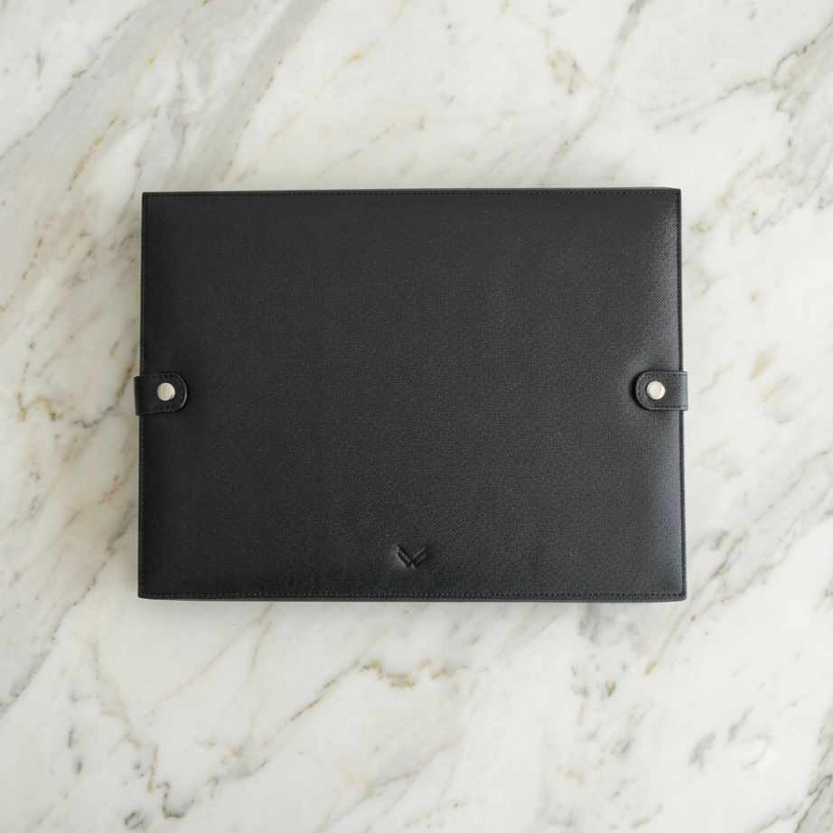 Garde-Temps Leather Watch Box for 10 / Black