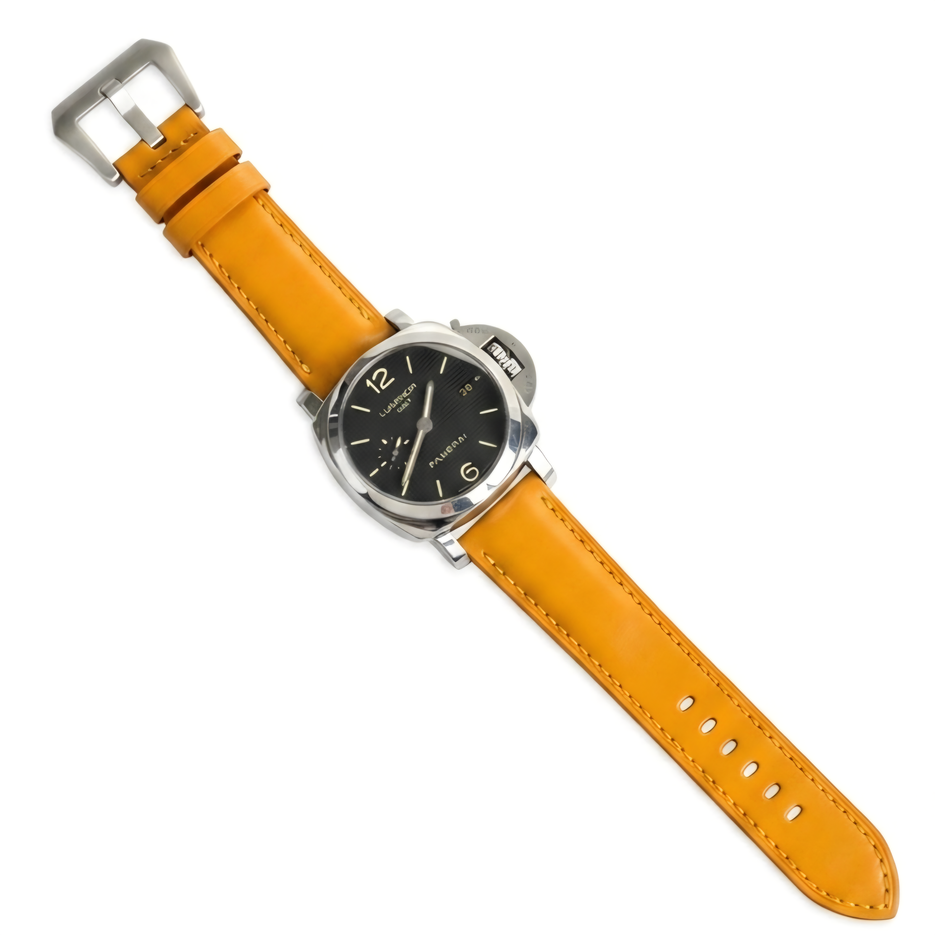 Florentine Series Leather Strap / Yellow